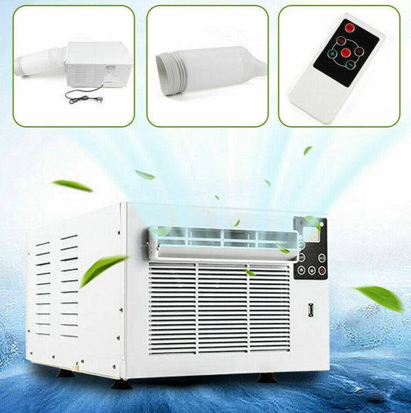 Tragbare Mobiles Klimaanlage Kompakt Ventilator Klimagerät Luftkühler 330W 220V