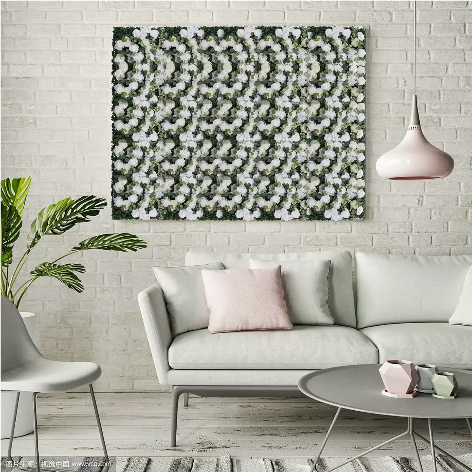 6 Stück Blumenwandpaneel Künstliche Blumenwand DIY Hochzeit Hintergrund Wanddekoration für Garten Hochzeit Dekor