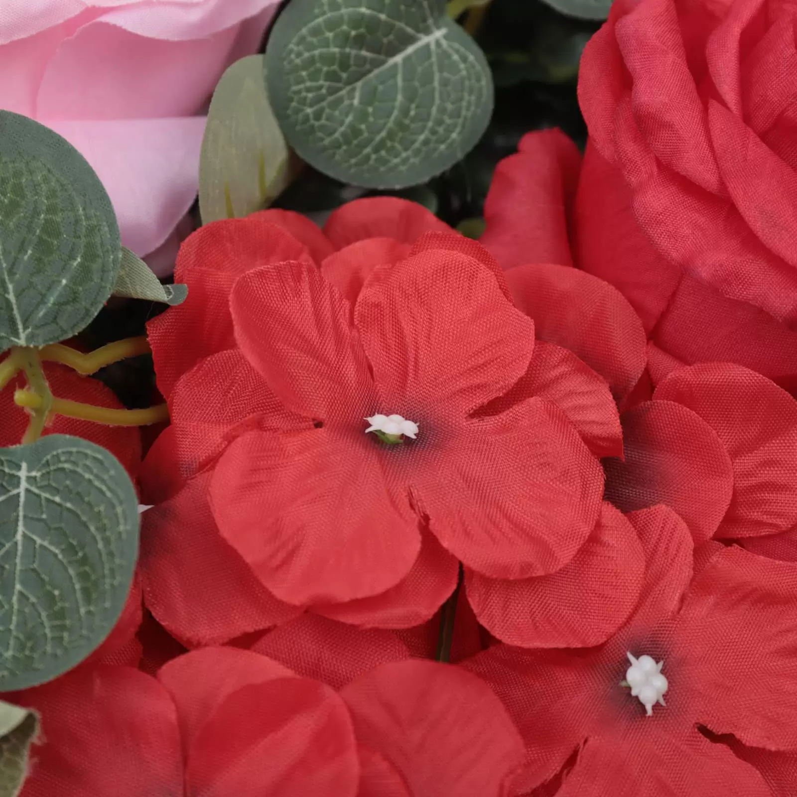 6 Stück Blumenwandpaneel Künstliche Blumenwand DIY Hochzeit Hintergrund Wanddekoration für Garten Hochzeit Dekor