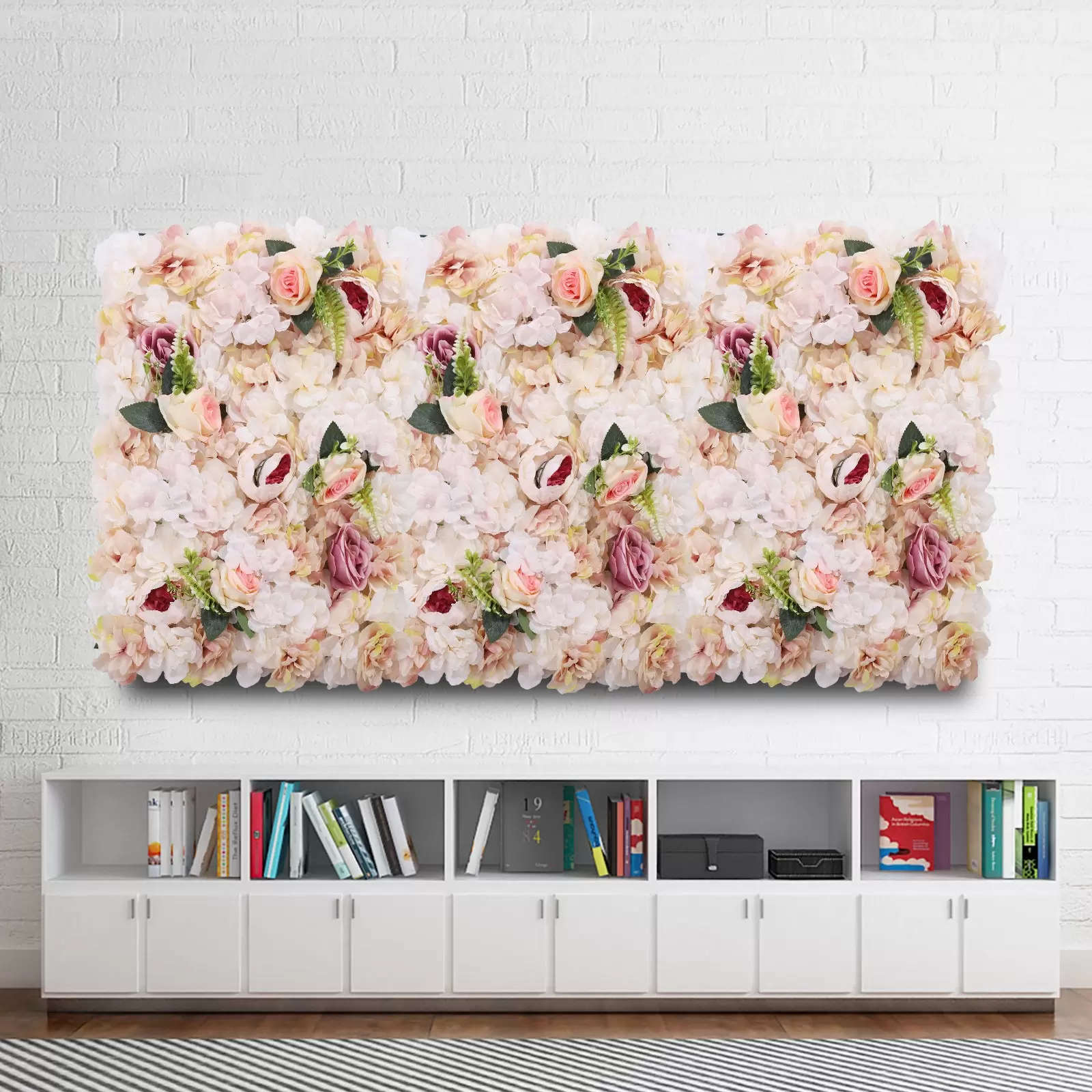 6 Stück Rosenwand Deko Blumenwand Kunstblumen 60x40cm, Realistisch Künstliche, Für Party Hochzeit Weihnachten Home Decoration 6 Stück Rosenwand Deko Blumenwand Kunstblumen 60x40cm, Realistisch Künstliche, Für Party Hochzeit Weihnachten Home Decoration