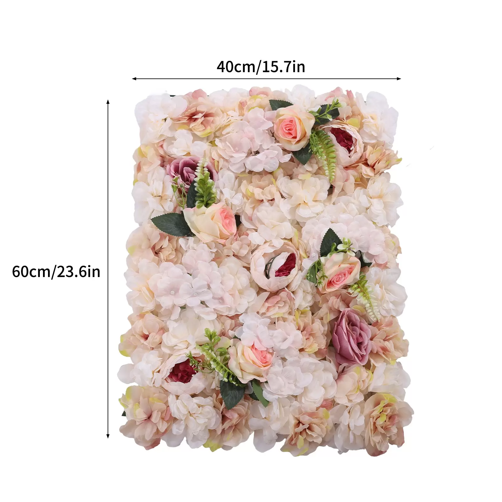 6 Stück Rosenwand Deko Blumenwand Kunstblumen 60x40cm, Realistisch Künstliche, Für Party Hochzeit Weihnachten Home Decoration 6 Stück Rosenwand Deko Blumenwand Kunstblumen 60x40cm, Realistisch Künstliche, Für Party Hochzeit Weihnachten Home Decoration