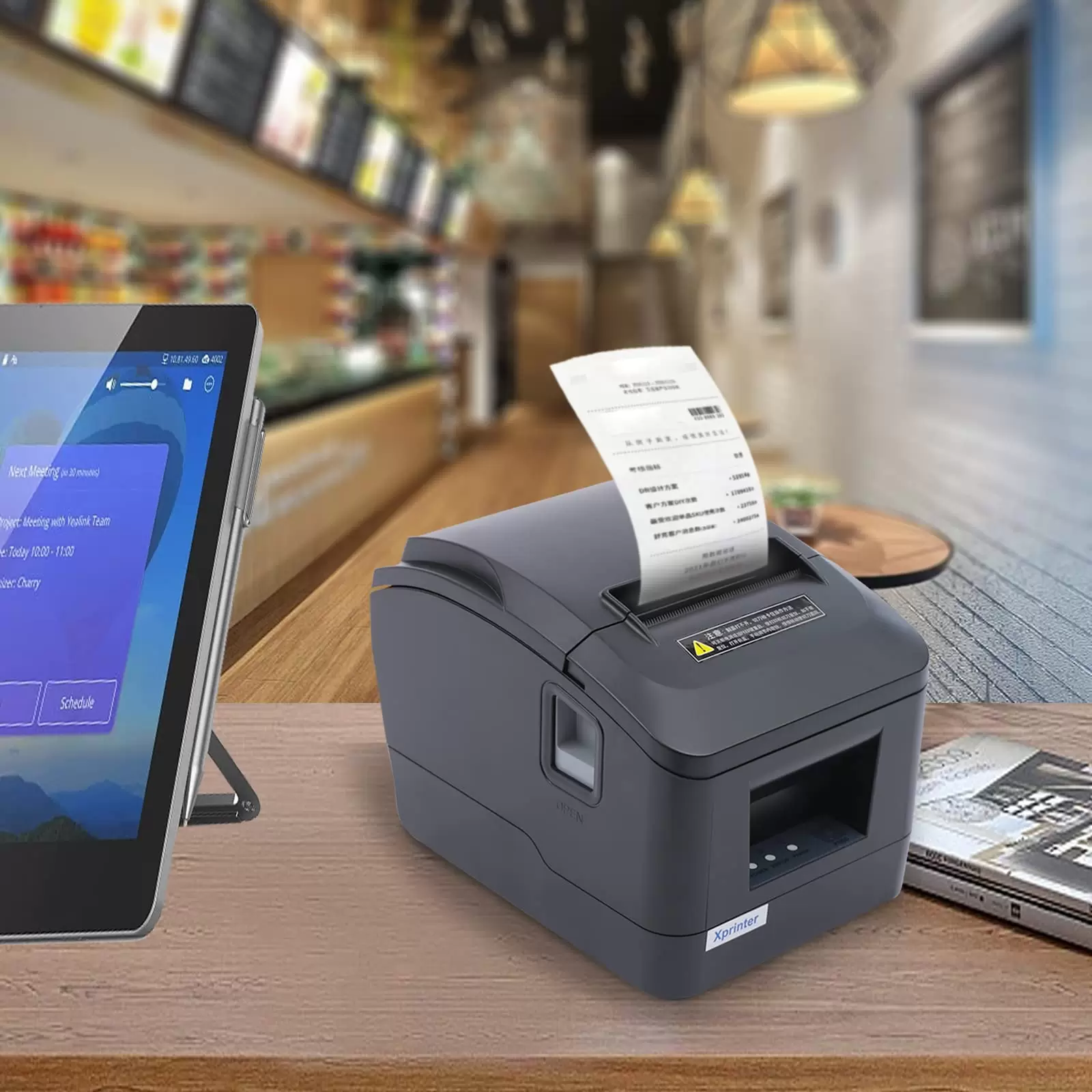 USB Thermischer Quittungsdrucker Bondrucker Thermodrucker 80mm POS Kassenbon-Drucker
