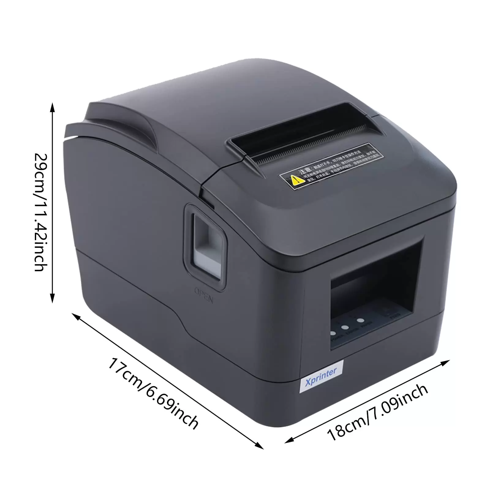 USB Thermischer Quittungsdrucker Bondrucker Thermodrucker 80mm POS Kassenbon-Drucker