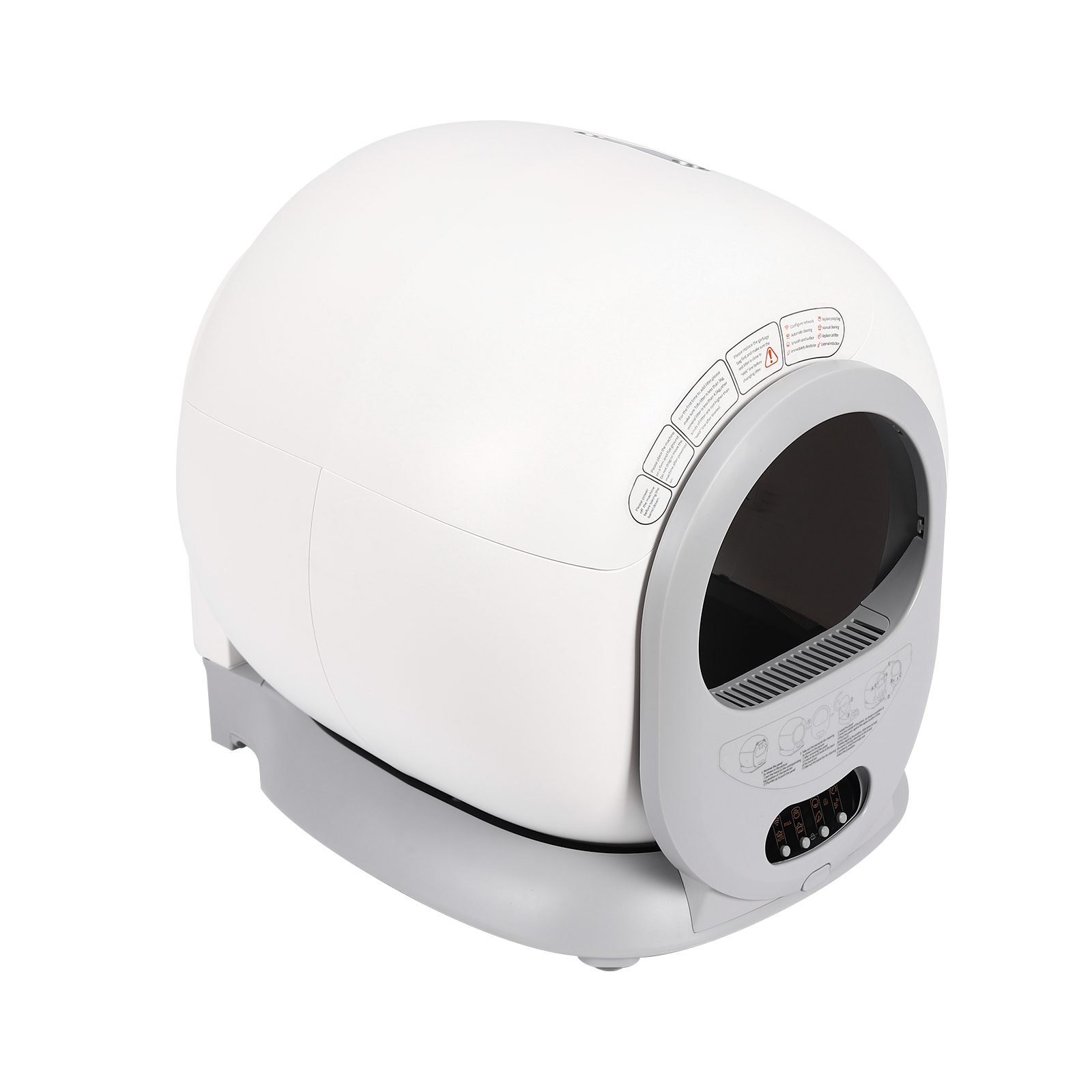 Intelligente, selbstreinigende Katzentoilette, große automatische Katzentoilette, intelligente Katzentoilette für Katzen mit einem Gewicht von 1,0 bis 8 kg Intelligente, selbstreinigende Katzentoilette, große automatische Katzentoilette, intelligente Katzentoilette für Katzen mit einem Gewicht von 1,0 bis 8 kg