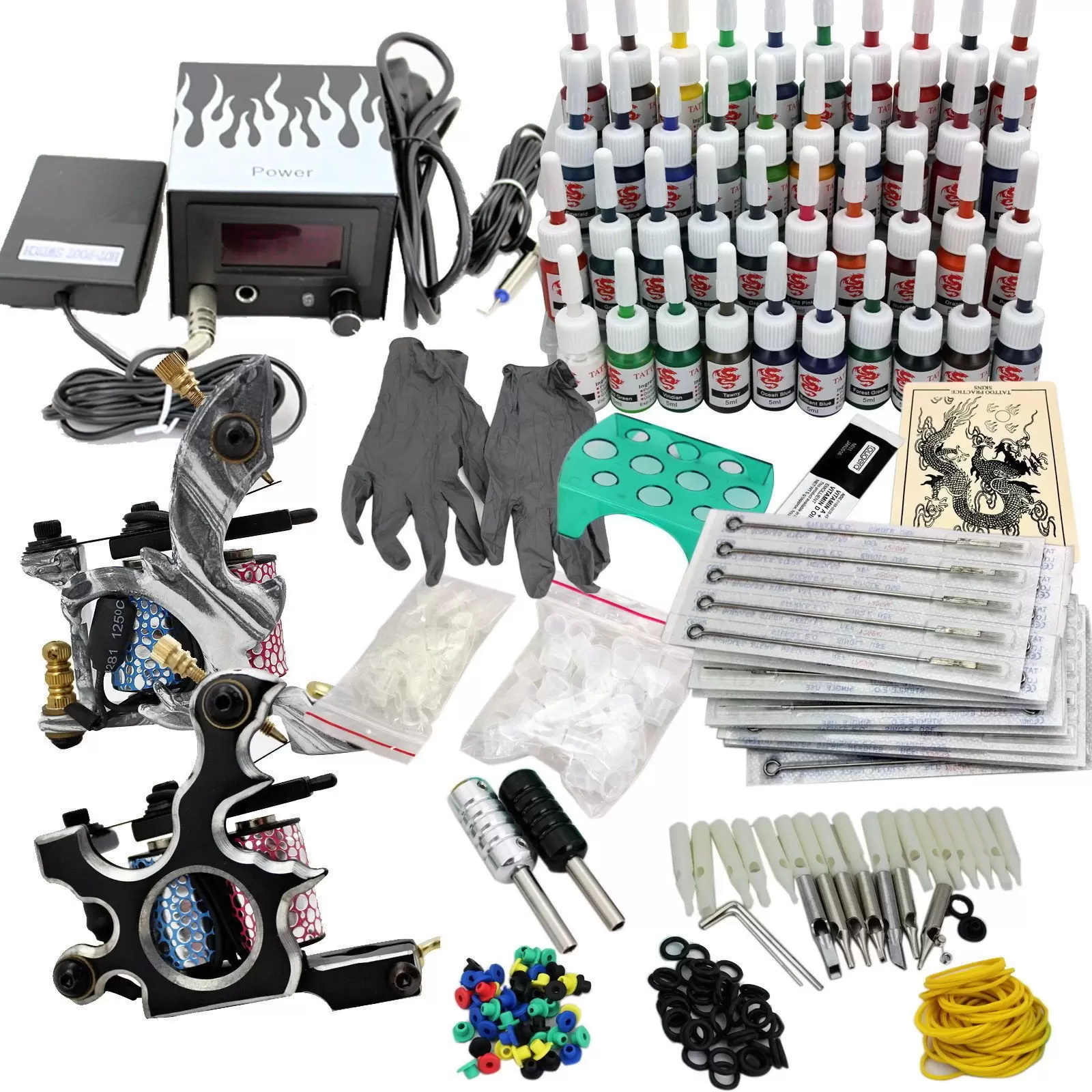 Komplett Tattoomaschine Set Tätowierung Tattoo Starter Kit
