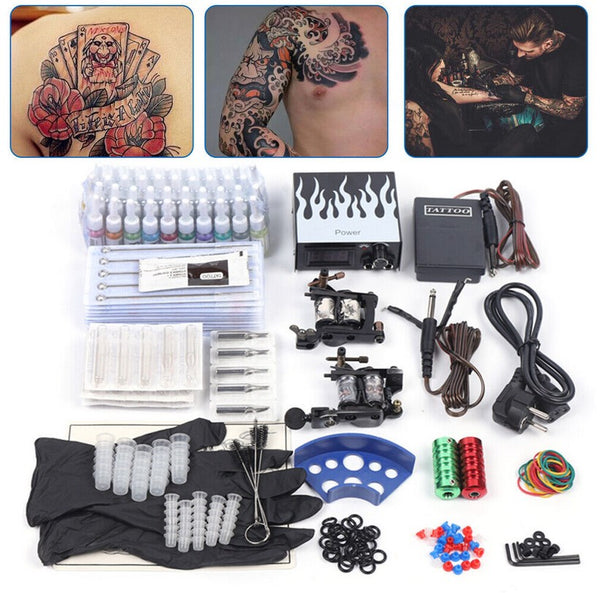 Komplett Tattoomaschine Set Tätowierung Tattoo Starter Kit