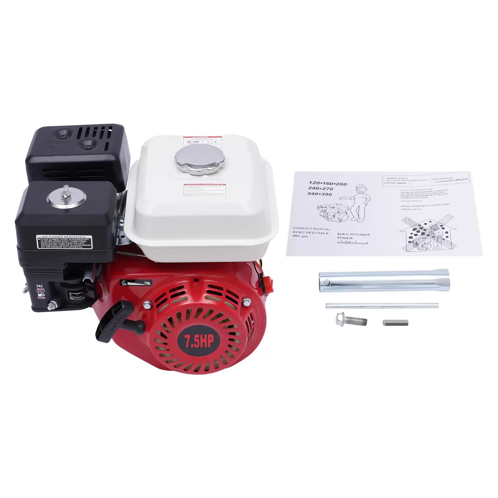 7,5 PS 4 Takt Benzinmotor Standmotor Austauschmotor Kartmotor Antriebsmotor