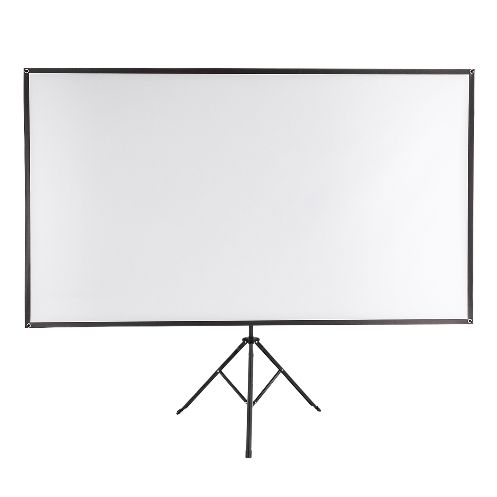 Projektionsleinwand mit Stativ, tragbare Projektionsleinwand, 80 Zoll, 16:9, 4K HD