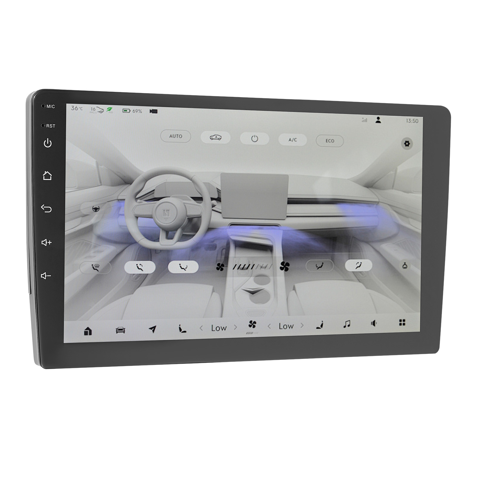 9 Inch Car Radio, Car Stereo Wireless Carplay, 2G+64G Double Din Touchscreen Car Radio with GPS Navigation