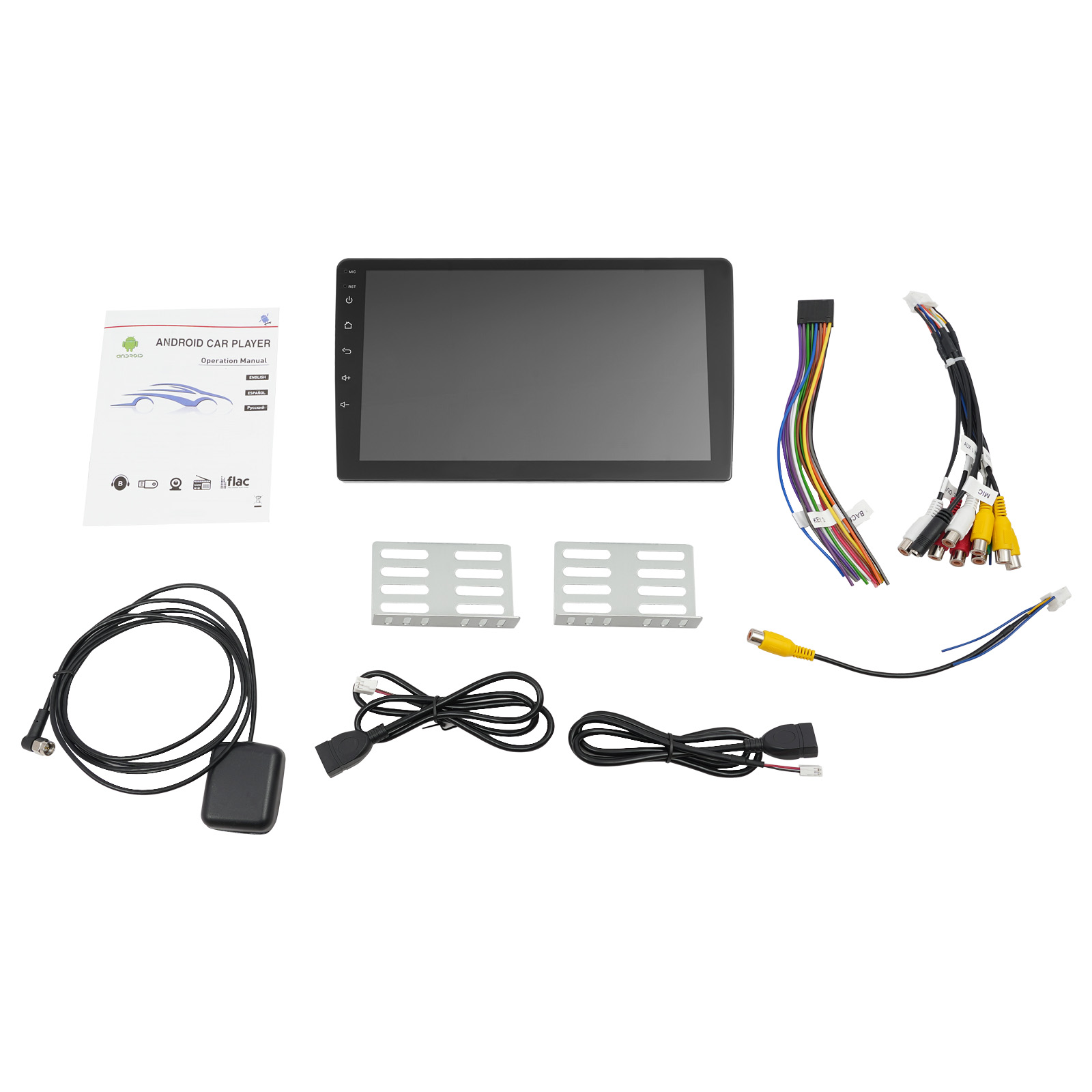 9 Inch Car Radio, Car Stereo Wireless Carplay, 2G+64G Double Din Touchscreen Car Radio with GPS Navigation