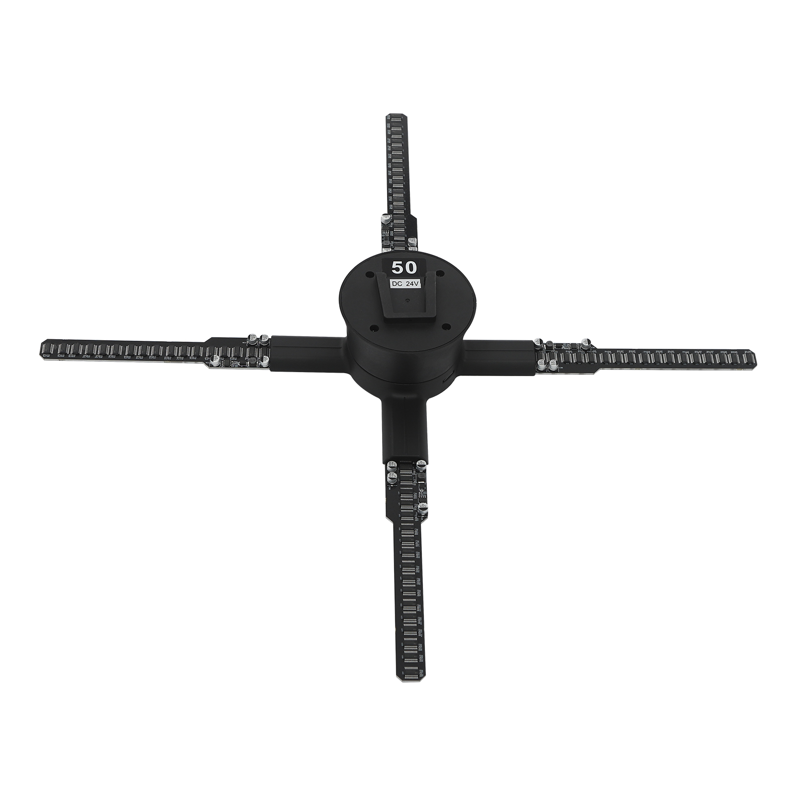 52cm LED Hologram Fan, Hologram Fan Projector with Remote, 3D Hologram Advertising Display Fan