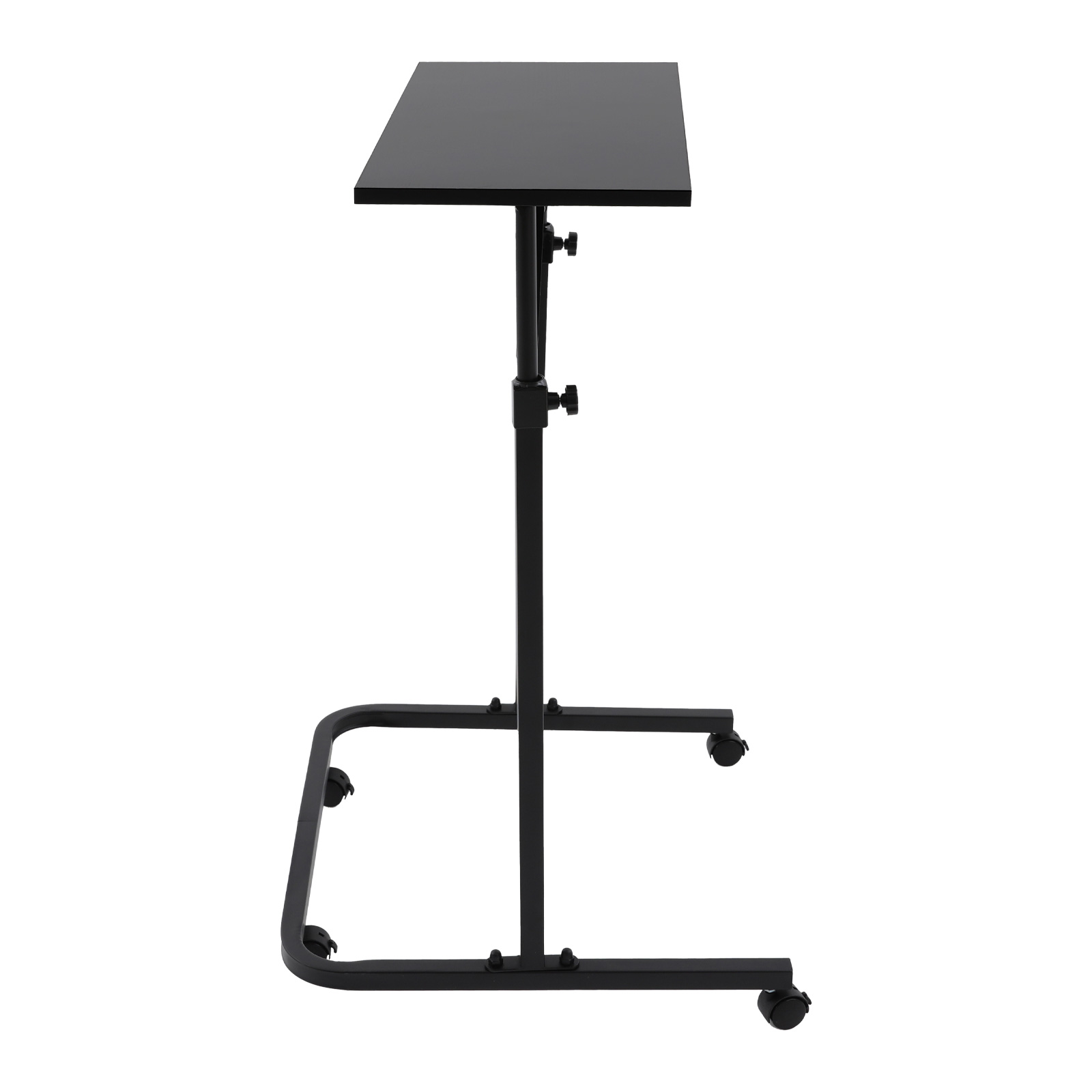 Table D'entraînement Réglable En Hauteur Pour Vélo Et Tapis Roulant, 60x30 Cm, Noire – Pour Home Gym Ou Bureau