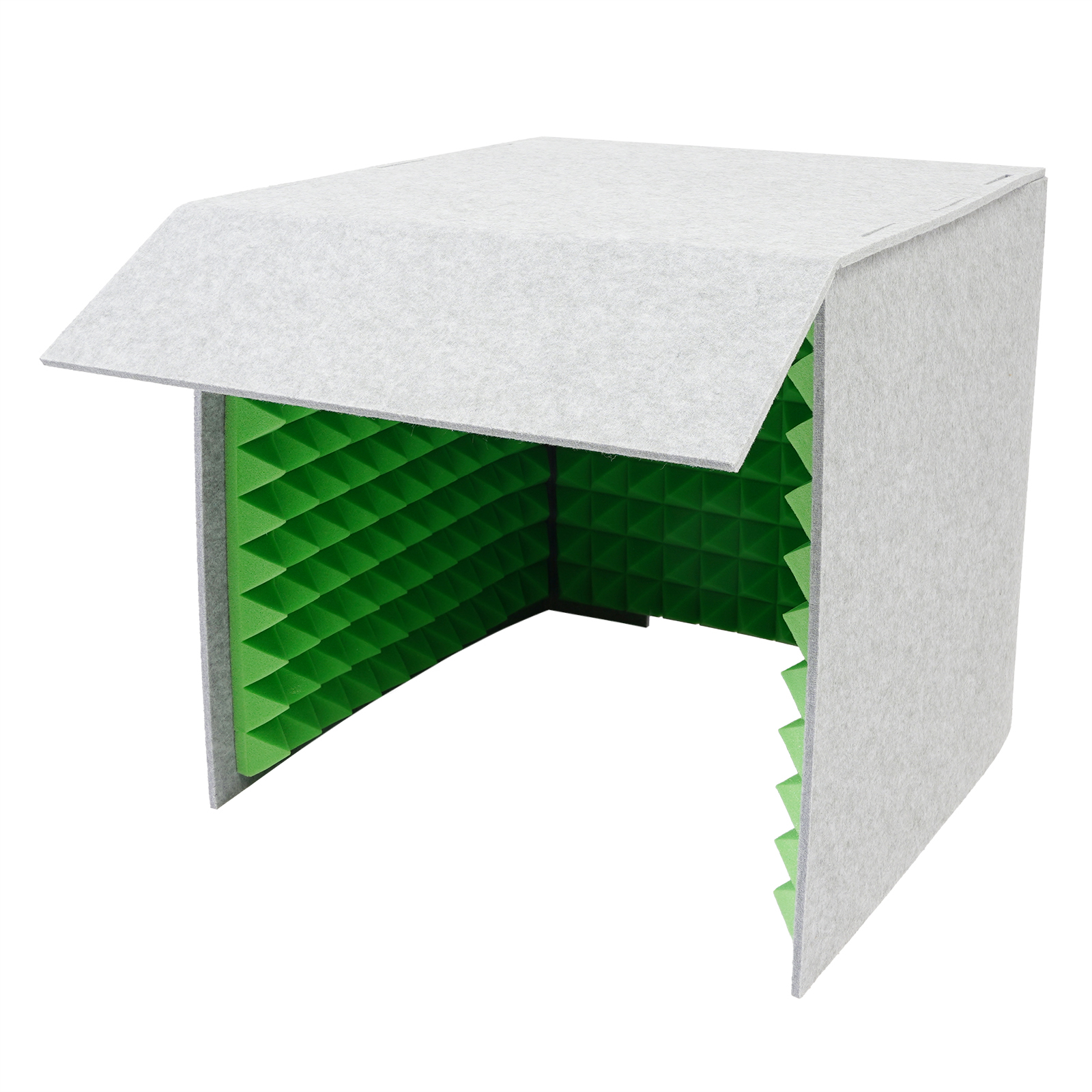 60×60cm Desktop Soundproof Cover, Portable Vocal Recording Booth, Vocal Sound Absorbing Shield