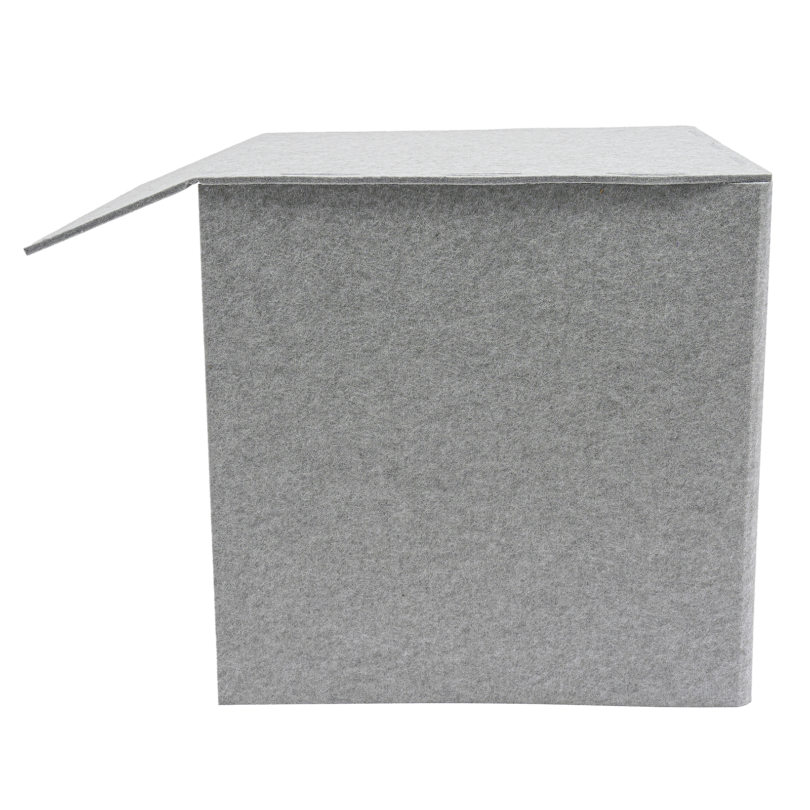60×60cm foldable desktop recording studio - gray outside and black inside