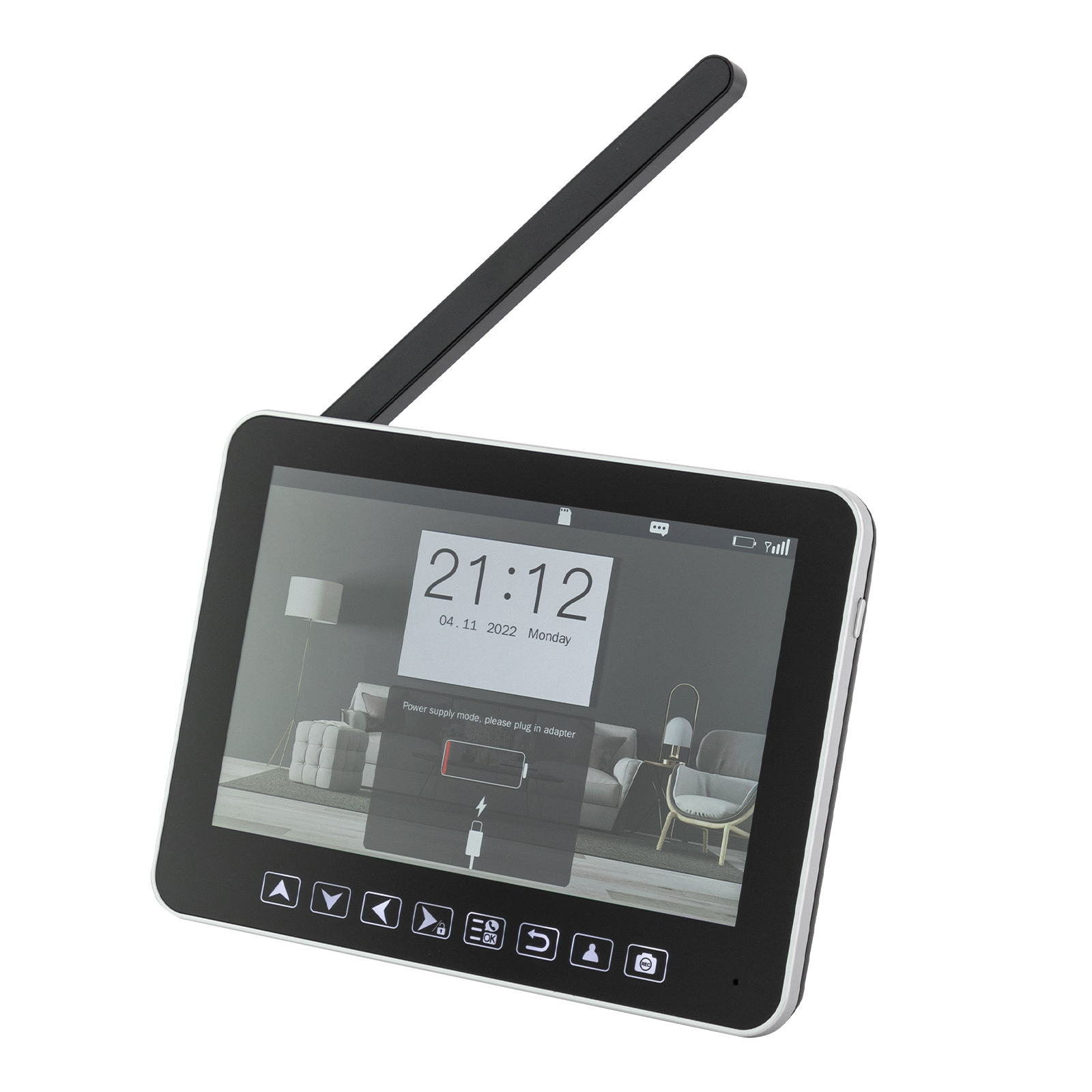 Video-Gegensprechanlage Türklingel, Türklingelkamera mit 7,12-Zoll-Touchscreen-Monitor, Video-Gegensprechanlage Türklingel 32 GB Video-Gegensprechanlage Türklingel, Türklingelkamera mit 7,12-Zoll-Touchscreen-Monitor, Video-Gegensprechanlage Türklingel 32 GB
