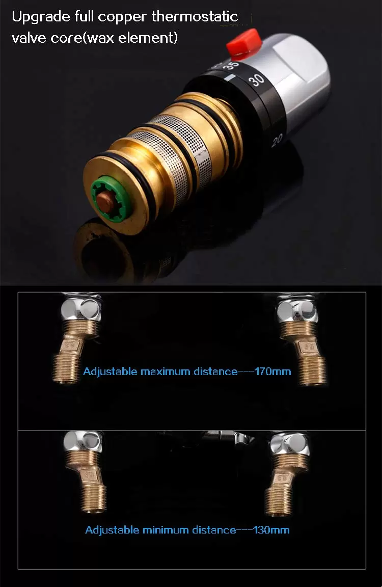 Duschthermostat Details zu Wannenarmatur Thermostat Bade Thermostat-Brausebatterie Duschthermostat Details zu Wannenarmatur Thermostat Bade Thermostat-Brausebatterie