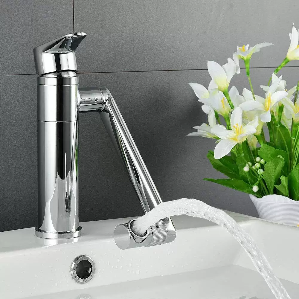 360° schwenkbar Küche Wasserhahn Armatur Mischbatterie drehbar Einhandmischer Vorfenstermontage