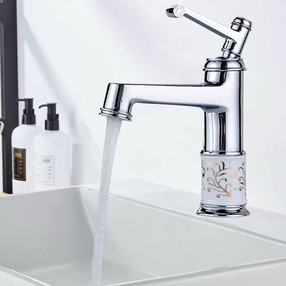 Waschtischarmatur Wasserhahn Bad Messing Chrom Küchenarmatur Einhand Design Waschtisch