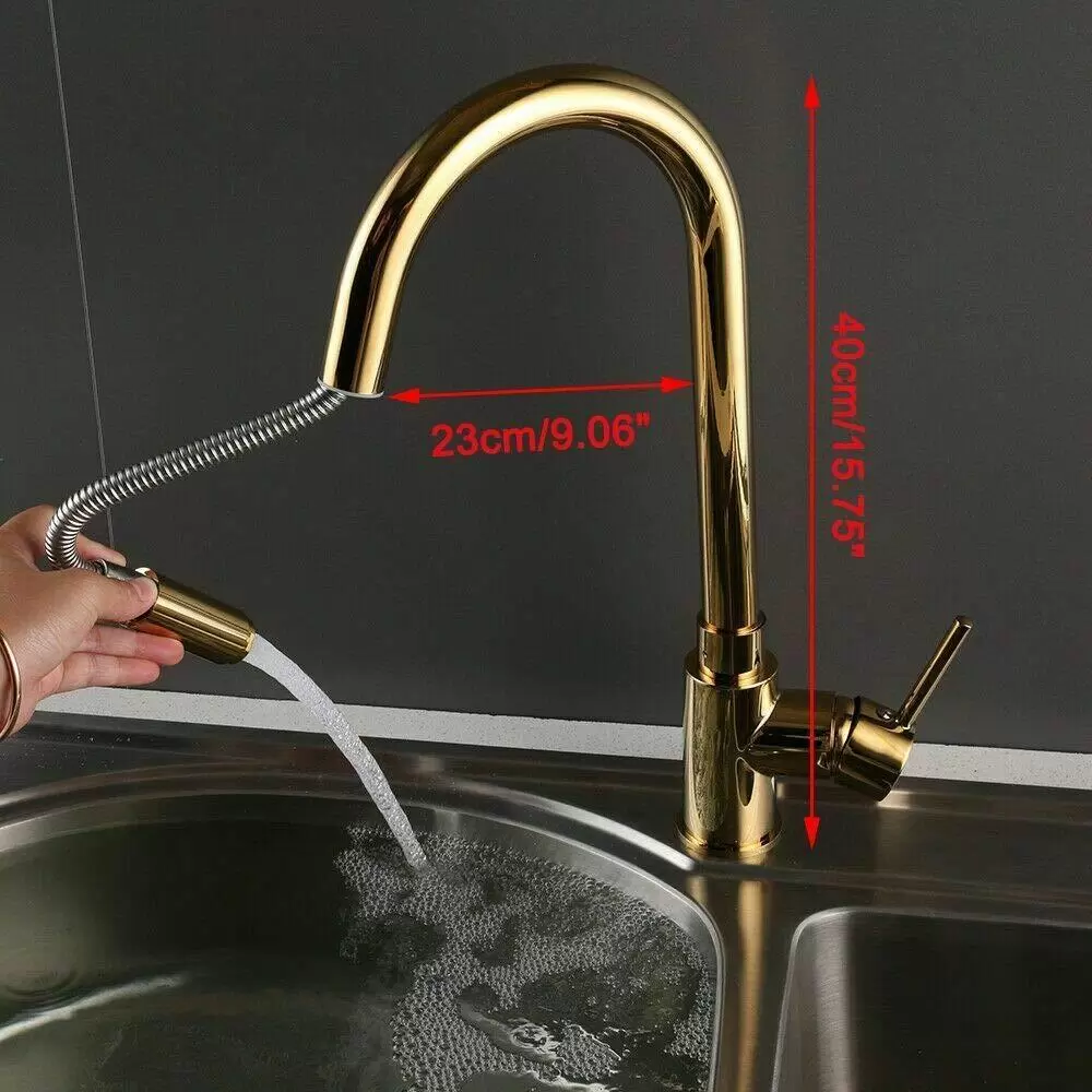 Wasserhahn Einhand, Küche Armatur Spültischarmatur mit Herausziehbarer Schlauchbrause Wasserhahn Einhand, Küche Armatur Spültischarmatur mit Herausziehbarer Schlauchbrause