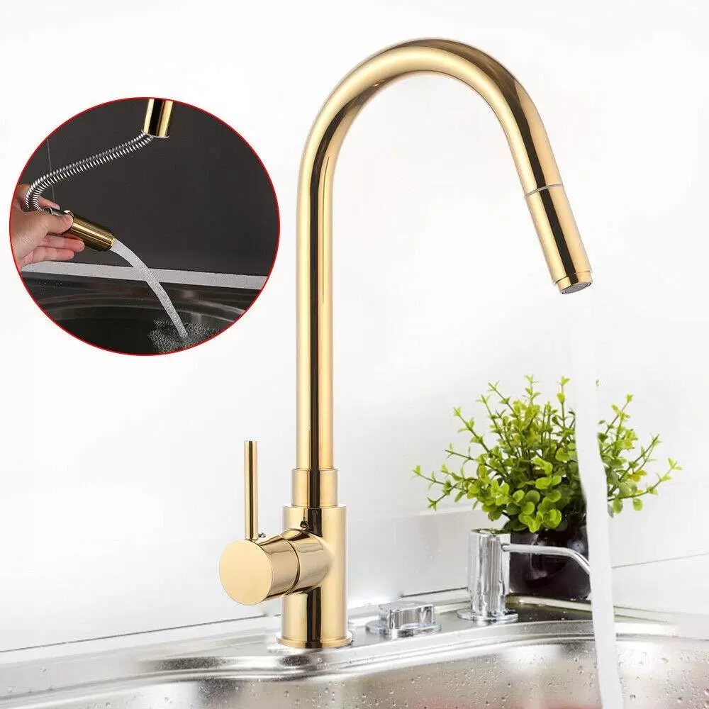 Wasserhahn Einhand, Küche Armatur Spültischarmatur mit Herausziehbarer Schlauchbrause Wasserhahn Einhand, Küche Armatur Spültischarmatur mit Herausziehbarer Schlauchbrause