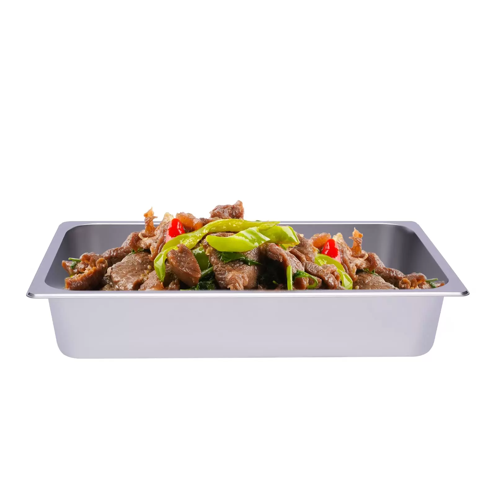 Edelstahl Behälter Gastronormbehälter Stapelbar 6 Stück Tiefe 60mm Dampftischpfannen 1/1 Hotel Food Chafing Dish