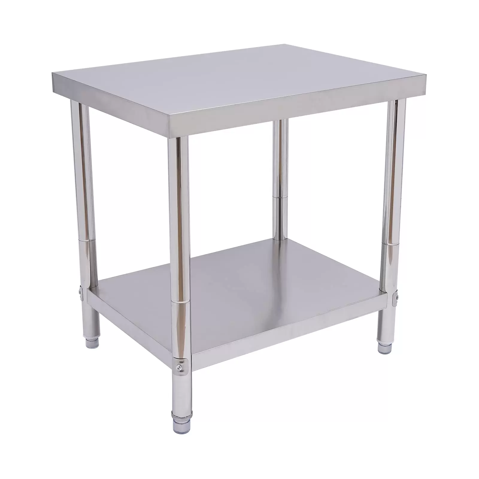 Edelstahl Tisch für Vorbereitung & Arbeit, kommerzielle Heavy Duty Food Prep Worktable mit Unterregal für Restaurant, Haus und Hotel