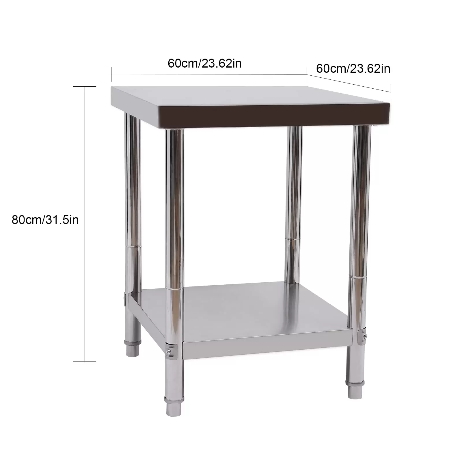 Edelstahl Tisch für Vorbereitung & Arbeit, kommerzielle Heavy Duty Food Prep Worktable mit Unterregal für Restaurant, Haus und Hotel Edelstahl Tisch für Vorbereitung & Arbeit, kommerzielle Heavy Duty Food Prep Worktable mit Unterregal für Restaurant, Haus und Hotel