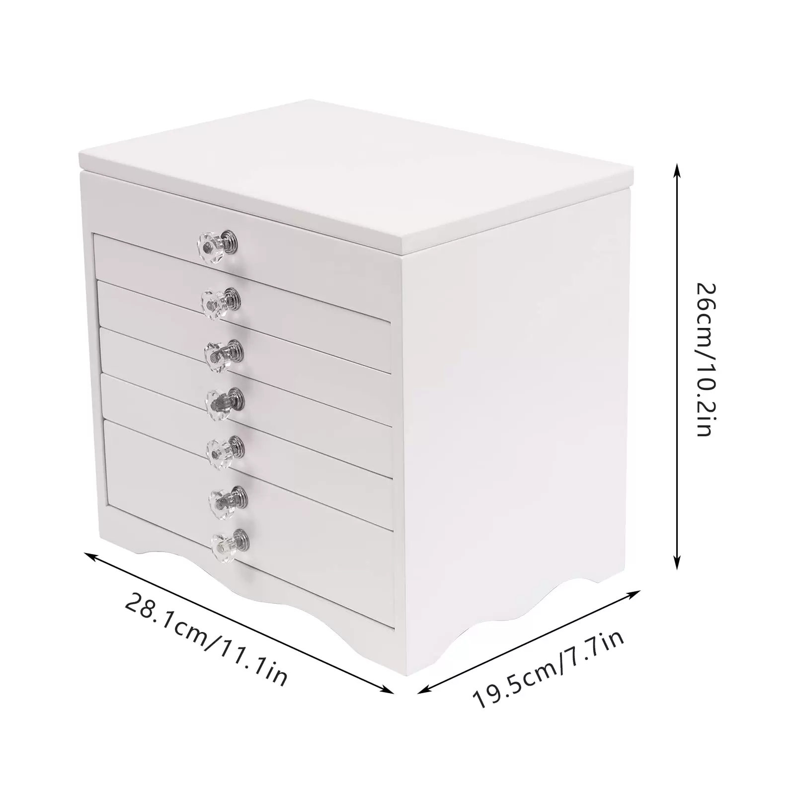 Schmuckkästchen mit 7 Ebenen, Schmuckaufbewahrung mit Schubladen und Spiegel, Halskette Spiegel Samt Aufbewahrungsbox Schmuckkästchen mit 7 Ebenen, Schmuckaufbewahrung mit Schubladen und Spiegel, Halskette Spiegel Samt Aufbewahrungsbox