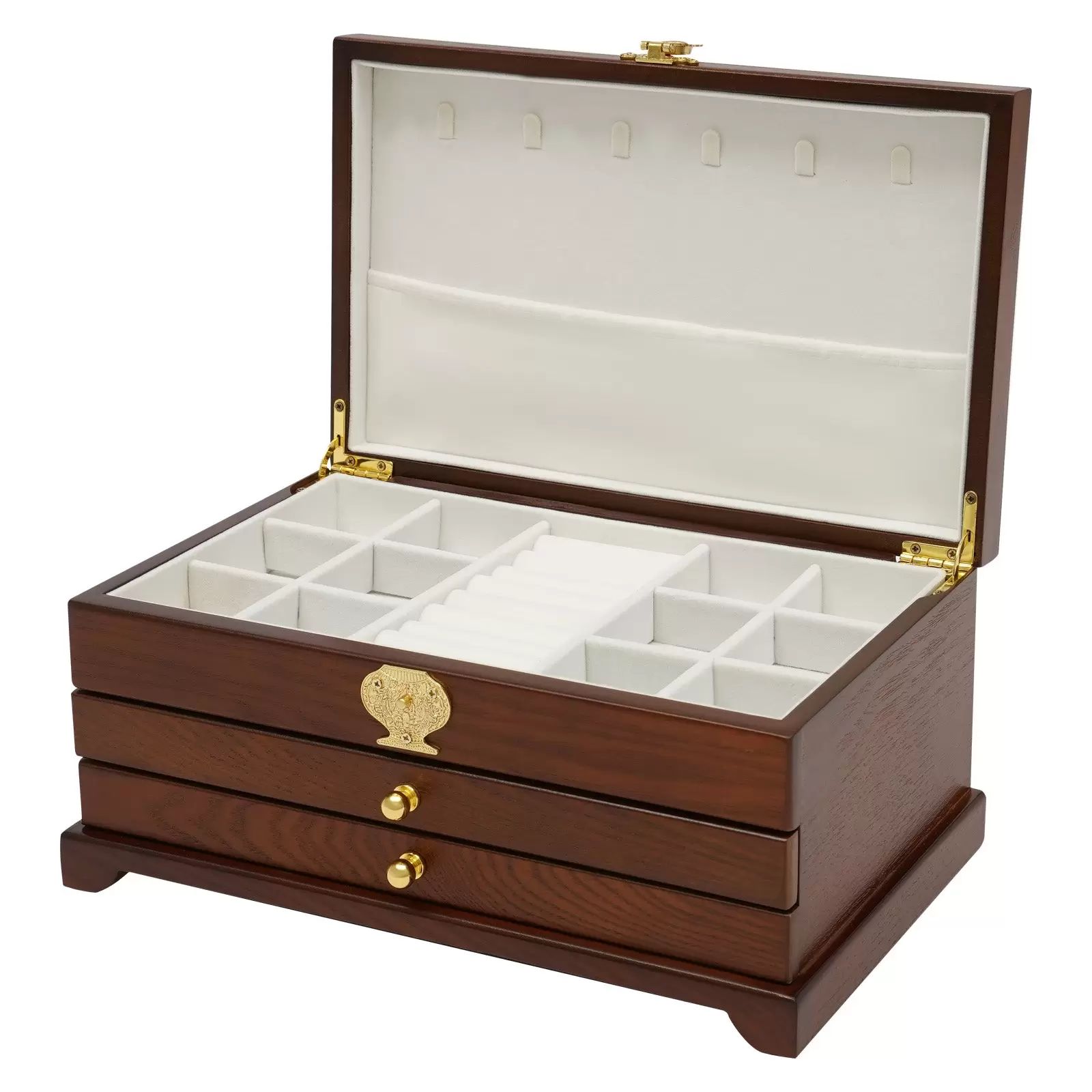Schmuck Box 3-Tier Schmuck Organiser mit ausziehbaren Schubladen Schmuck Box Geschenk Schmuck Box 3-Tier Schmuck Organiser mit ausziehbaren Schubladen Schmuck Box Geschenk