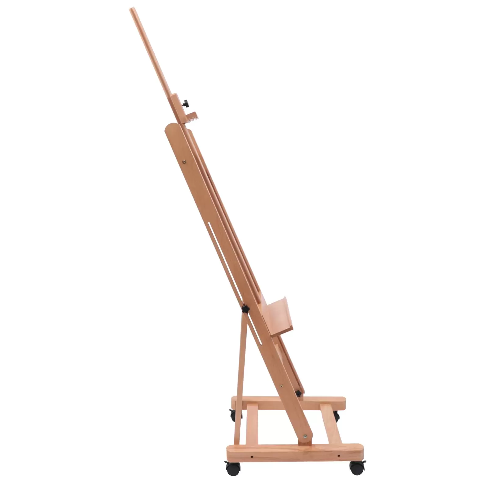 Staffelei Holz Groß aus Buchenholz, Wasserdicht Art Staffelei Verstellbare Holzstaffelei mit Rädern, Höhenverstellbar 175-240cm Staffelei Holz Groß aus Buchenholz, Wasserdicht Art Staffelei Verstellbare Holzstaffelei mit Rädern, Höhenverstellbar 175-240cm