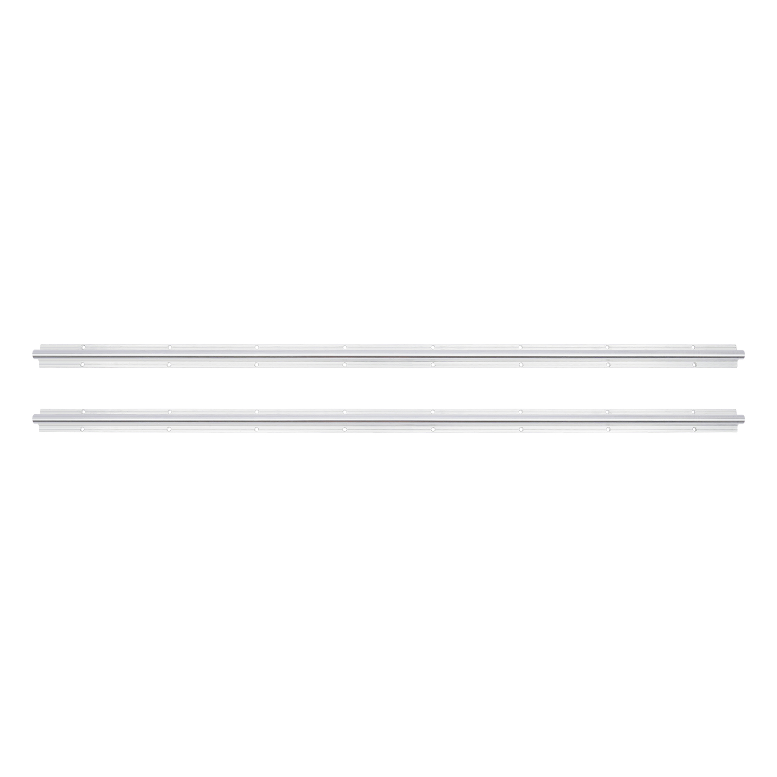 SBR16 Linearschiene, 1200 mm, 2 Stück, silberfarbene Linearführung mit 4 SBR16UU-Lagerblöcken, Edelstahlschiene SBR16 Linearschiene, 1200 mm, 2 Stück, silberfarbene Linearführung mit 4 SBR16UU-Lagerblöcken, Edelstahlschiene