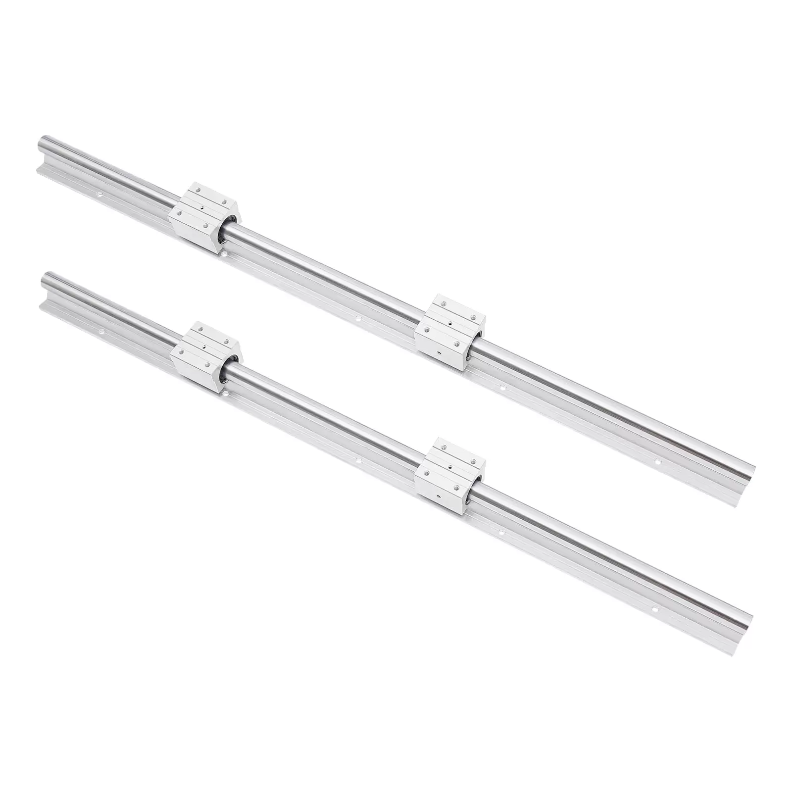 Linearführungen 2 Stück Linearschiene mit 4 Stück SBR25 Lagerblöcken 1000mm Silber Linearführungen 2 Stück Linearschiene mit 4 Stück SBR25 Lagerblöcken 1000mm Silber