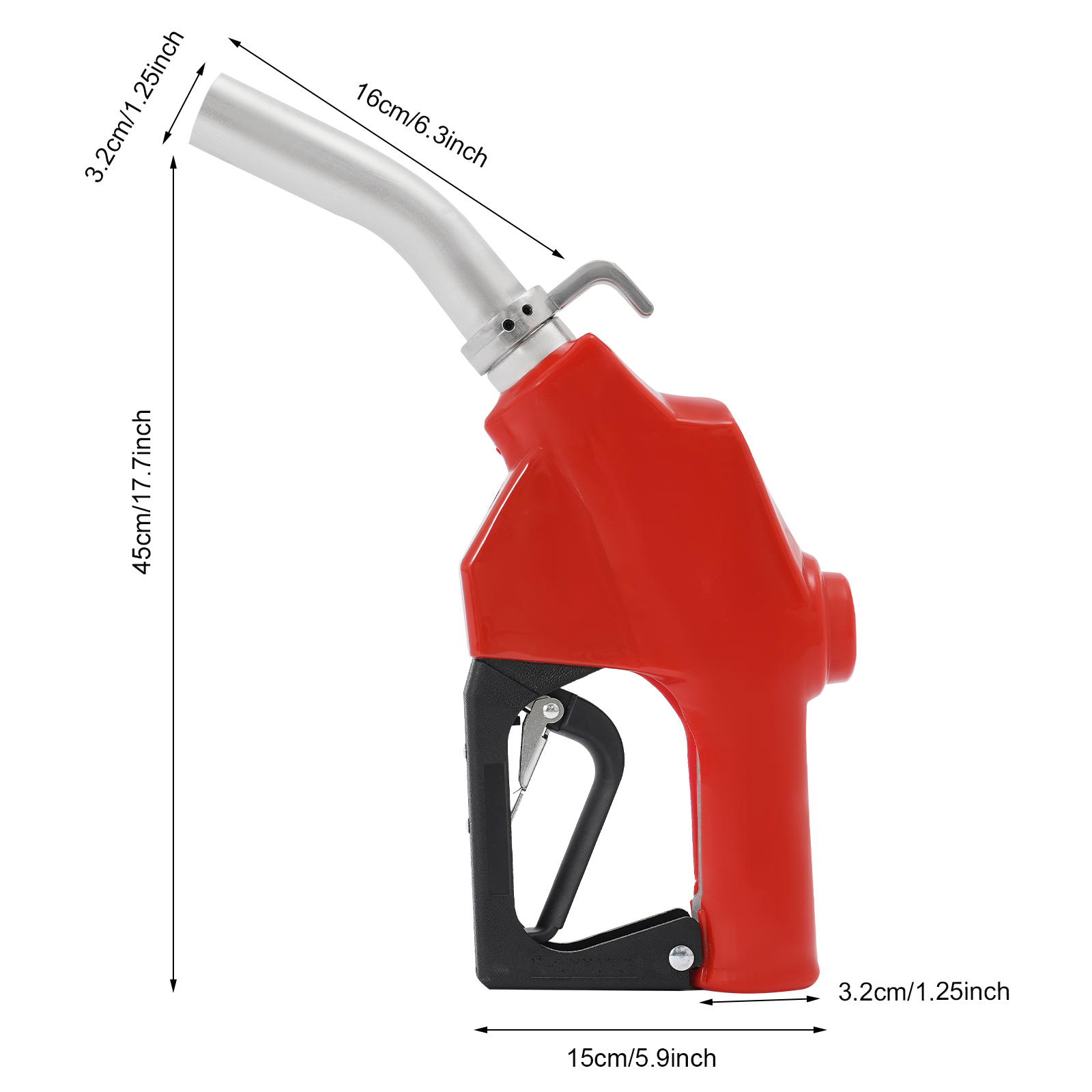 Automatische Zapfpistole, Automatisch abschaltende Zapfpistolen, 1-Zoll-Automatik-Zapfpistole