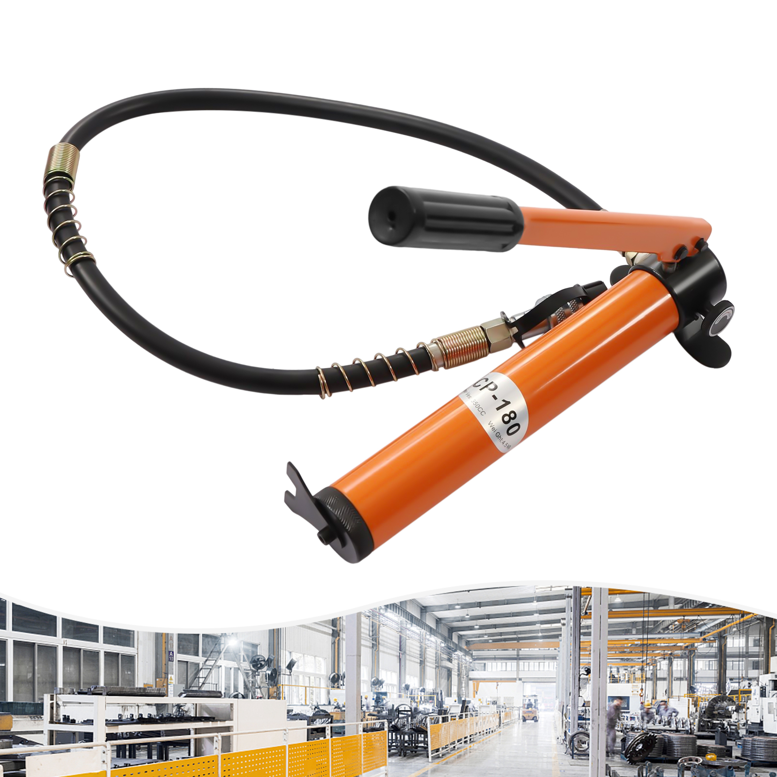 Hydraulische Handpumpe, 70 MPa, Handkolbenpumpe, Kraftpumpenhalter für Hydraulikwerkzeuge (CP-180) Hydraulische Handpumpe, 70 MPa, Handkolbenpumpe, Kraftpumpenhalter für Hydraulikwerkzeuge (CP-180)