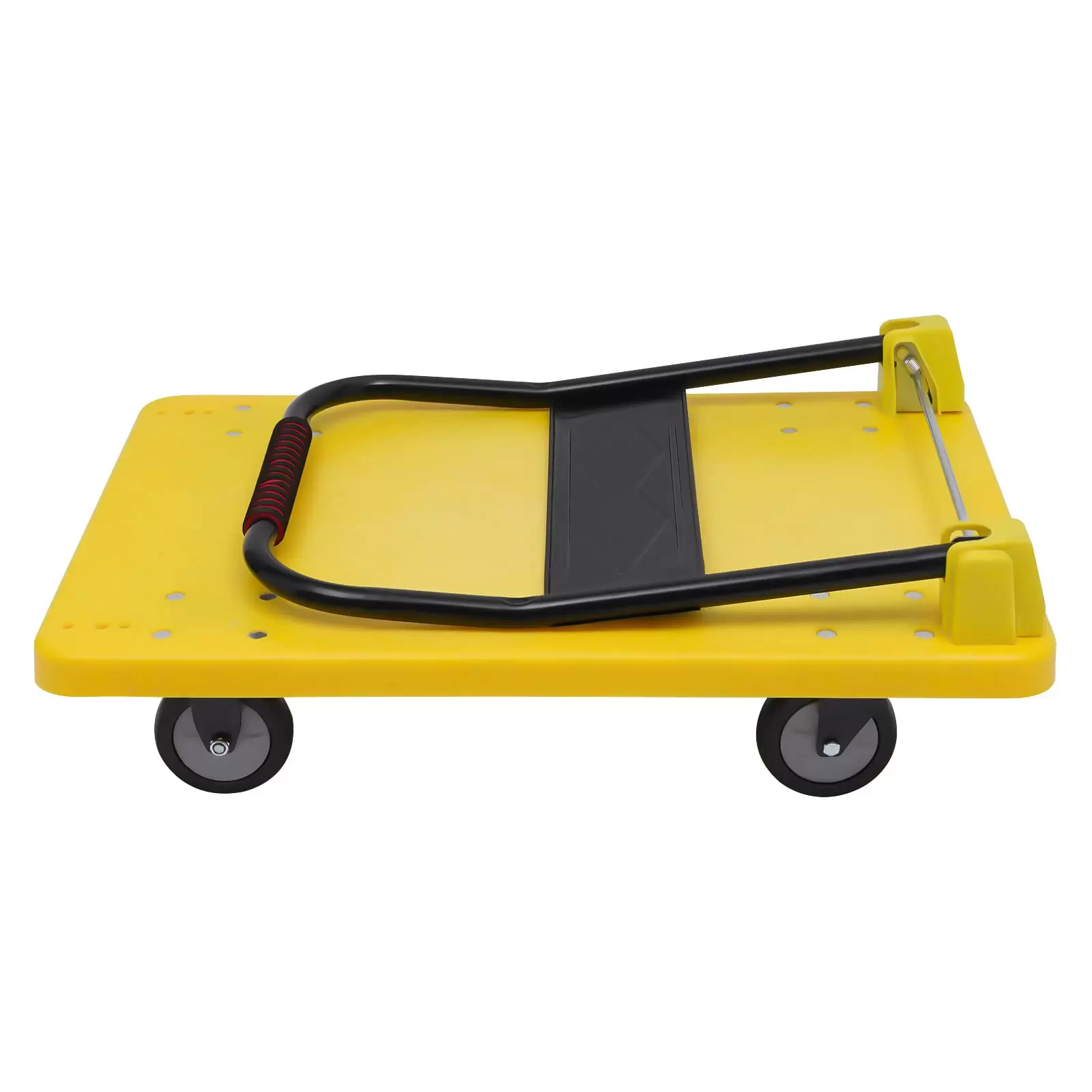 Faltende Plattform Handwagen Dolly, Kein Lärm, Schubwagen-Dolly mit 360-Grad-Drehrädern für einfache Lagerung bis 400kg/881lbs