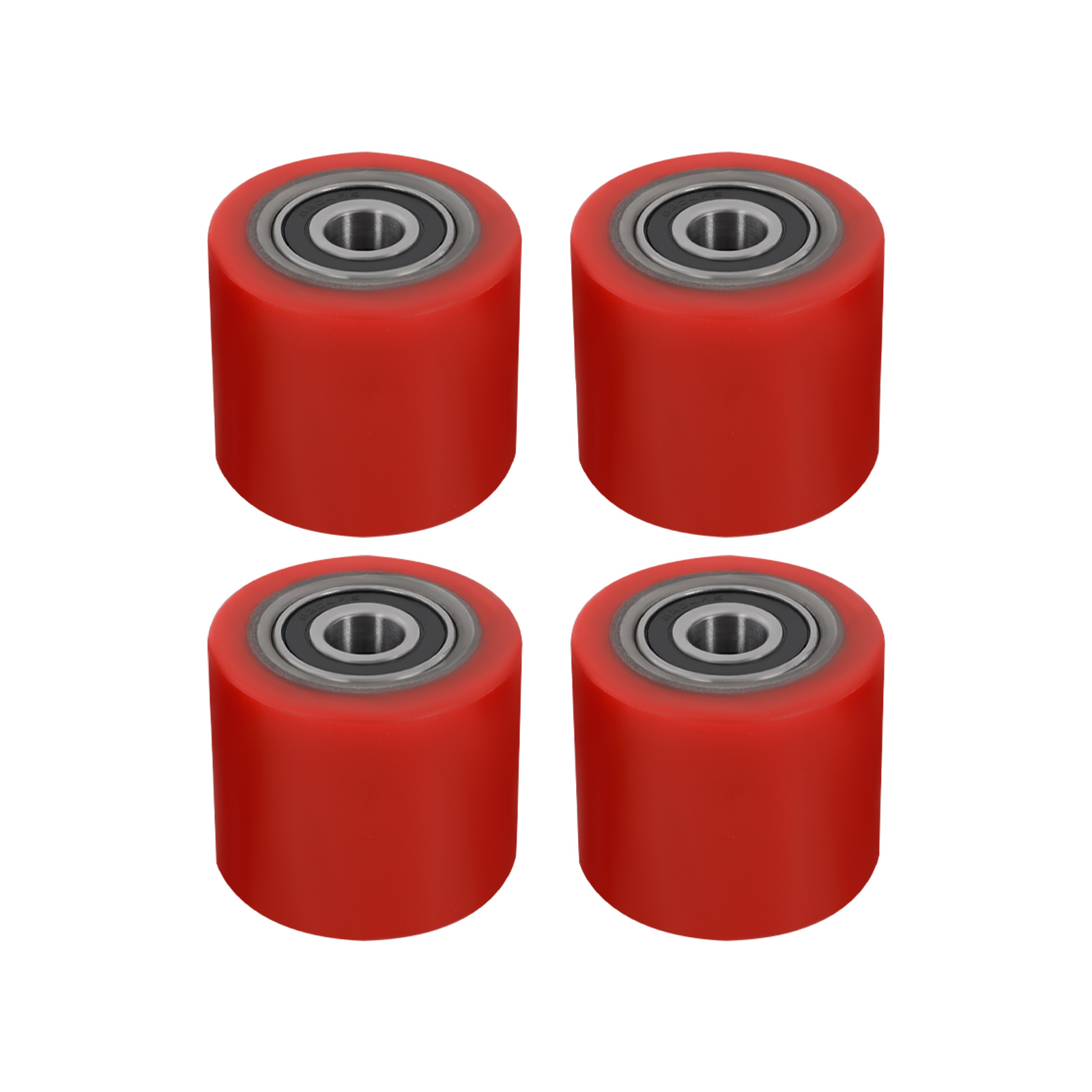 Tandem Gabelrolle Vollgummi 80 x 70 mm für Hubwagen | LRRU80X70 Tandem Gabelrolle Vollgummi 80 x 70 mm für Hubwagen | LRRU80X70