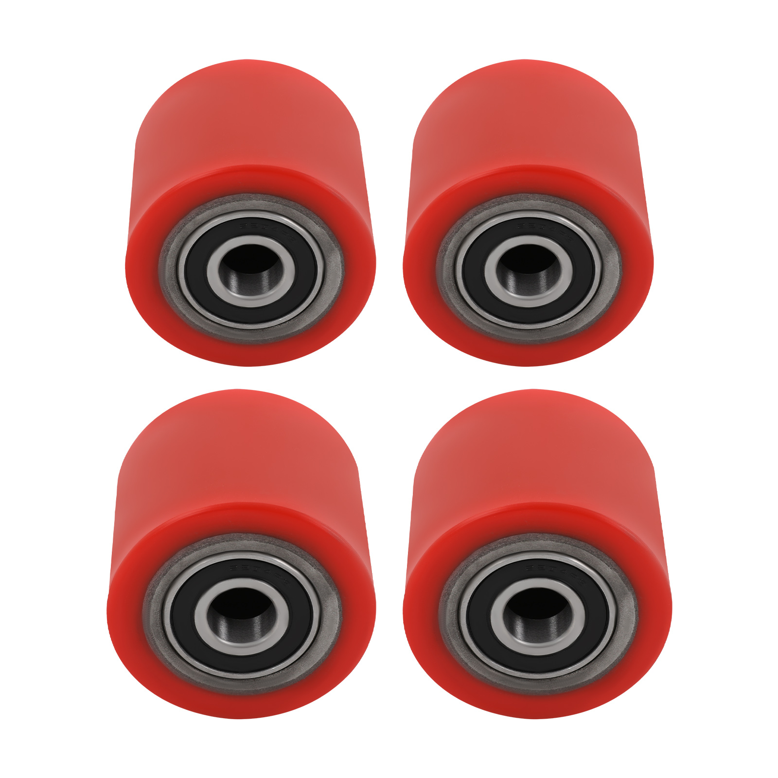 4 Stück Nylon Hubwagen Rollen 80x70mm,Achse 20mm mit Kugellager 4 Stück Nylon Hubwagen Rollen 80x70mm,Achse 20mm mit Kugellager