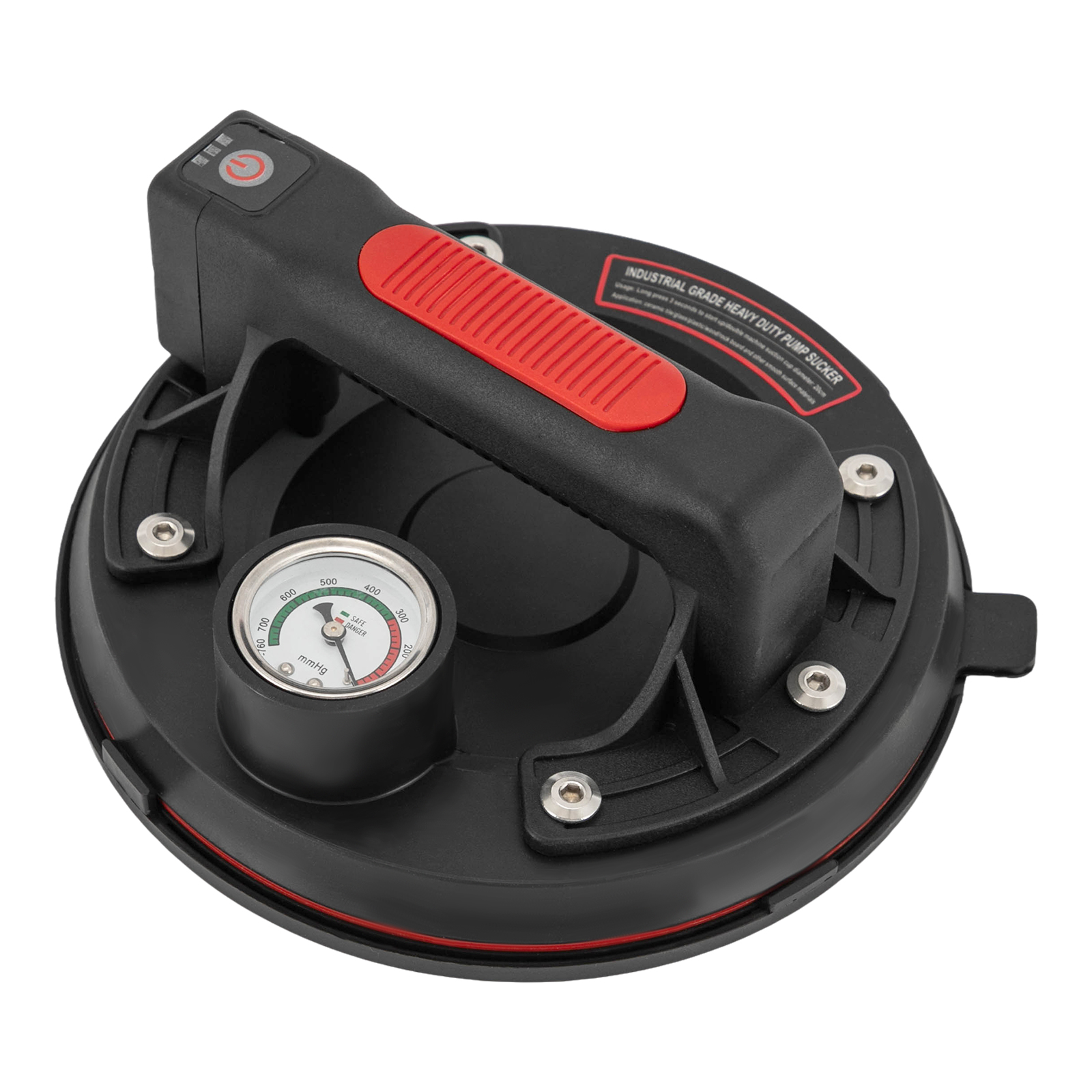 Elektrische Saugnäpfe 8'' Saugnäpfe zum Anheben großer Tassen Elektrischer Vakuum-Saugnapf Vakuum-Haltegerät