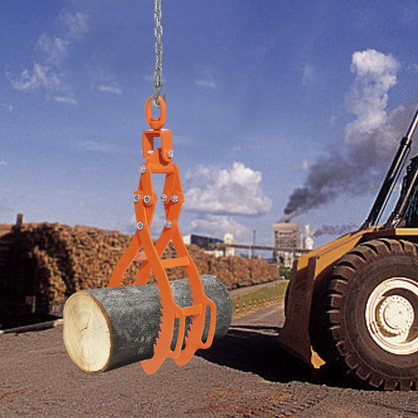 28in Log Lifting Tongs, Timber 4 Claw Log Tong, Log Lifting Tongs for Forestry, Ranching, Construction, and Daily Use 28in Log Lifting Tongs, Timber 4 Claw Log Tong, Log Lifting Tongs for Forestry, Ranching, Construction, and Daily Use