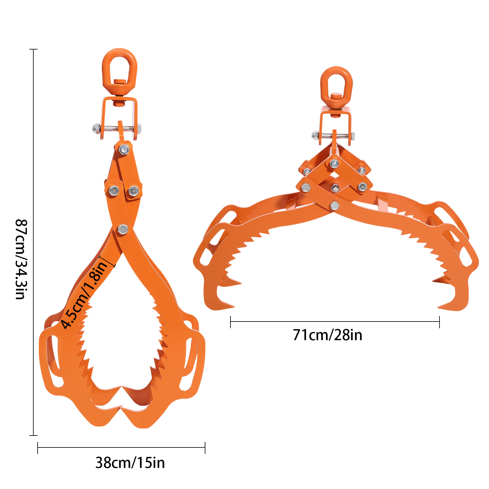 28in Log Lifting Tongs, Timber 4 Claw Log Tong, Log Lifting Tongs for Forestry, Ranching, Construction, and Daily Use 28in Log Lifting Tongs, Timber 4 Claw Log Tong, Log Lifting Tongs for Forestry, Ranching, Construction, and Daily Use