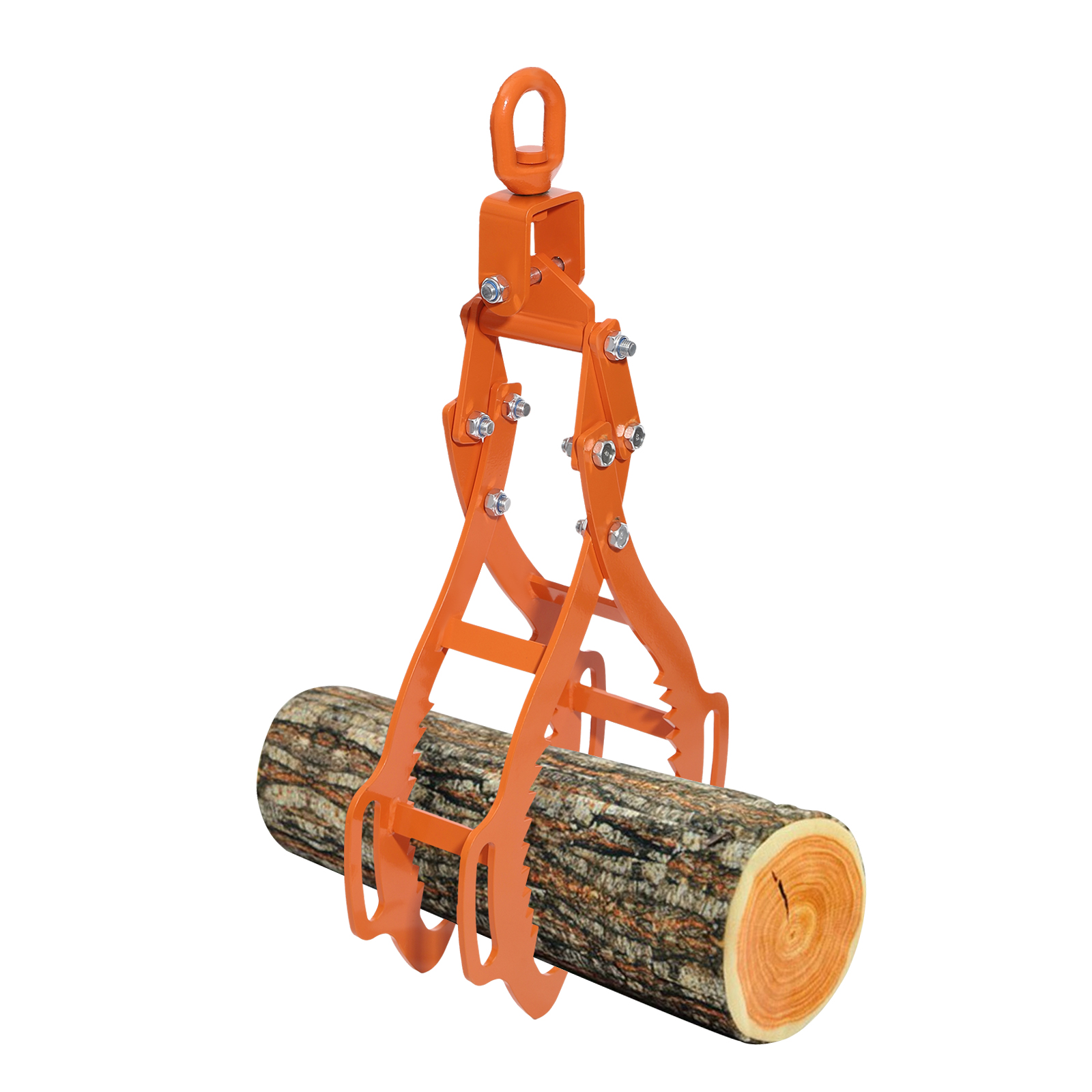 28in Log Lifting Tongs, Timber 4 Claw Log Tong, Log Lifting Tongs for Forestry, Ranching, Construction, and Daily Use