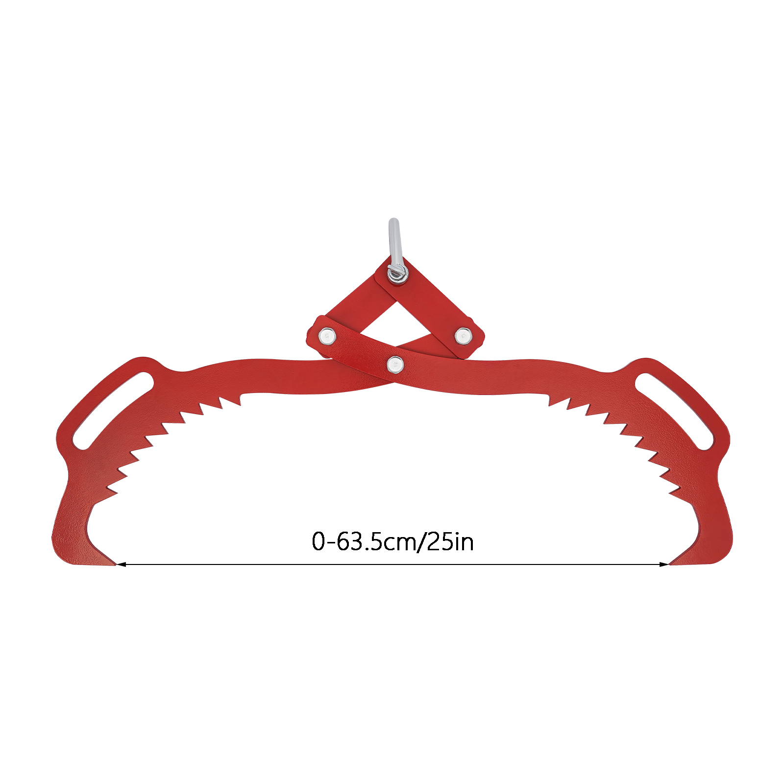 Holzzange, Forstzange für Baumstämme bis 635mm, 1000kg Zugkraft (Rot) Holzzange, Forstzange für Baumstämme bis 635mm, 1000kg Zugkraft (Rot)