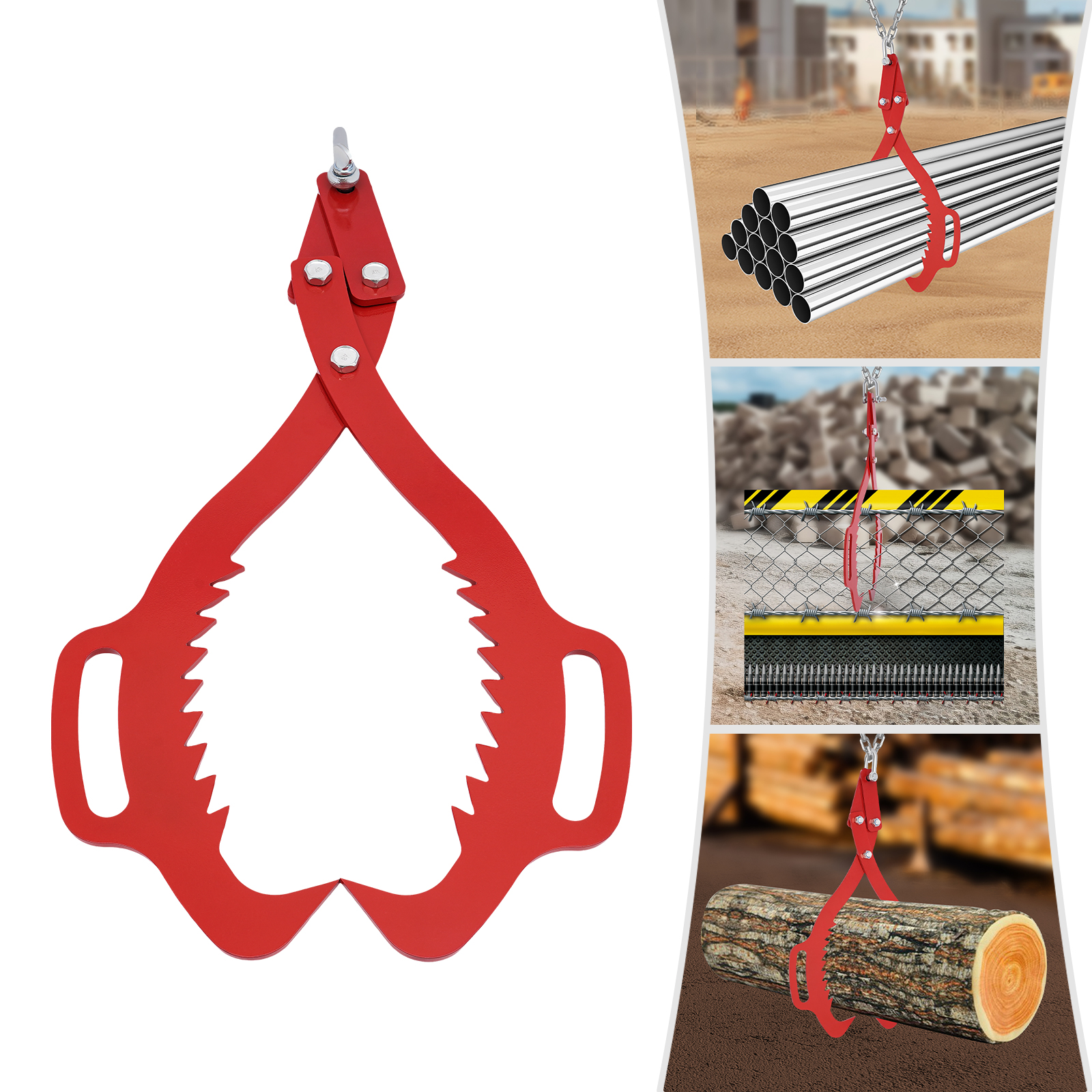 Hochleistungs-Holzgreiferklaue, Holzrückezange, geeignet für Forstwirtschaft, Viehzucht, Bau und den täglichen Gebrauch Hochleistungs-Holzgreiferklaue, Holzrückezange, geeignet für Forstwirtschaft, Viehzucht, Bau und den täglichen Gebrauch