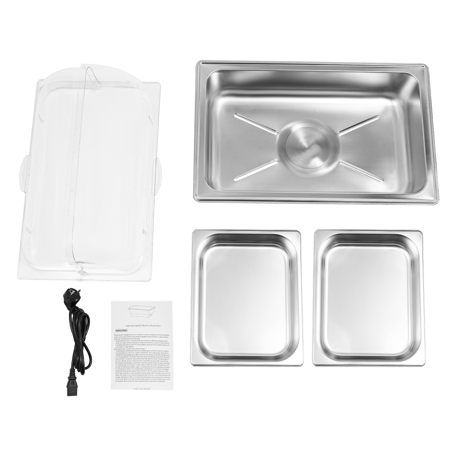 Electric heating touch temperature control dining stove - PC flip cover double compartment 9 liters