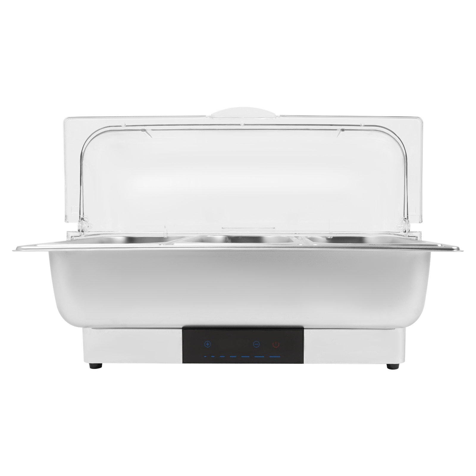Electric heating touch temperature control dining stove-PC flip cover three compartments 9 liters