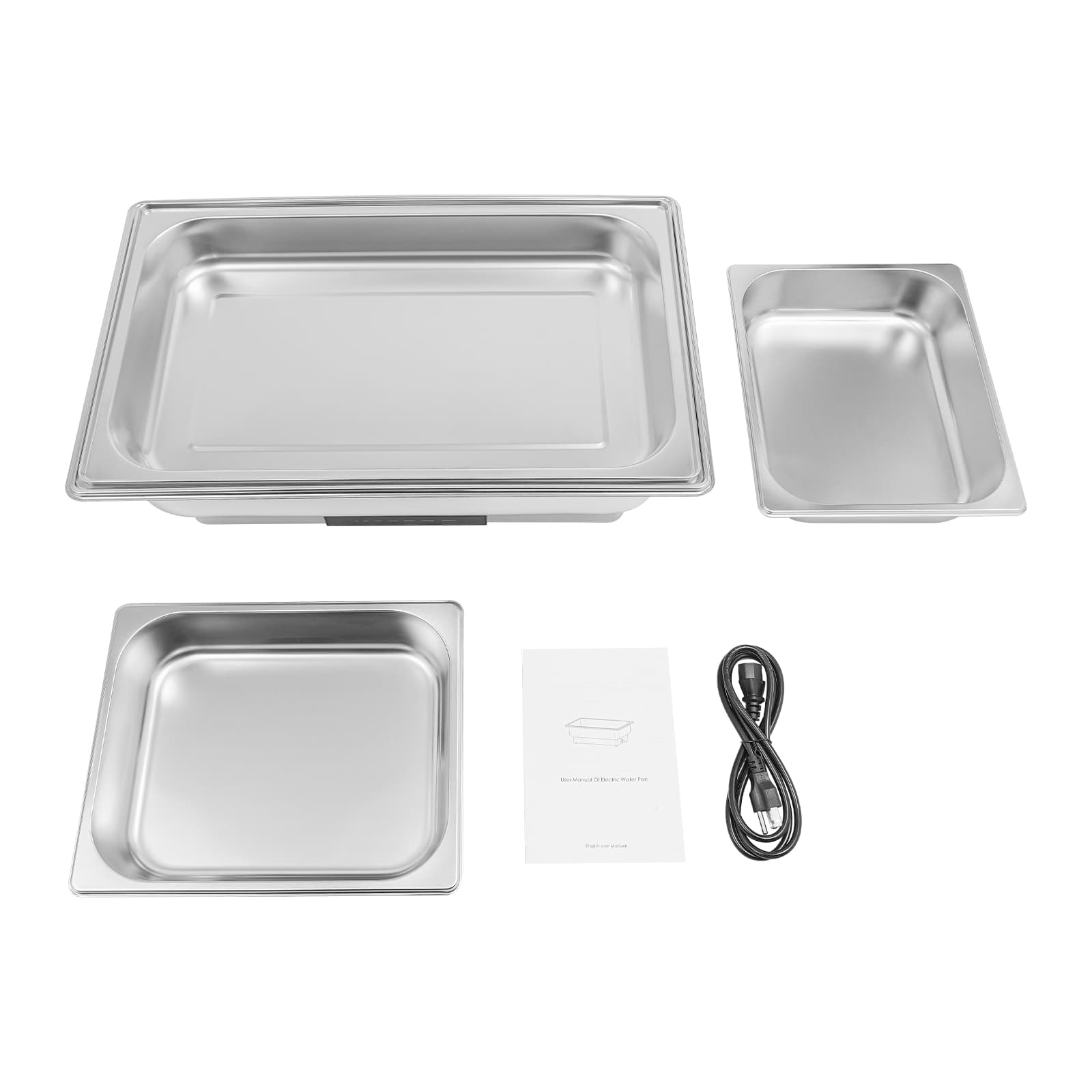 Electric Chafing Dish Buffet Set, Stainless Steel Buffet Server, Food Warmer with Temperature Control for Buffets