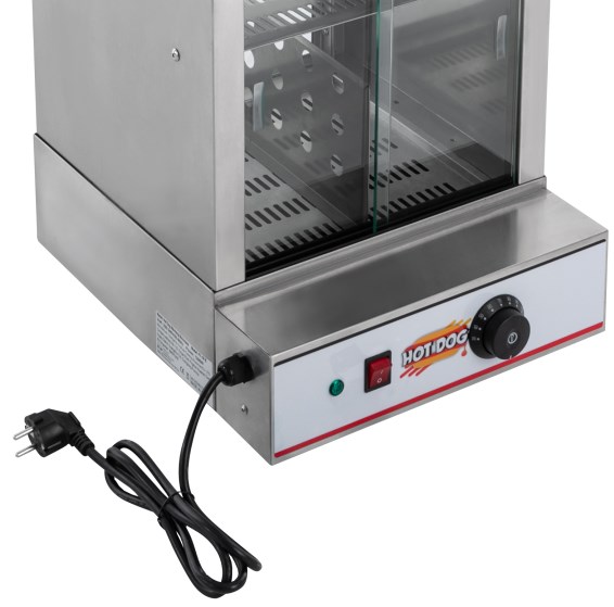 Elektrischer Hot Dog Wärmeschrank Kommerzieller elektrischer Hot Dog Wärmeschrank Hot Dog Dampfer