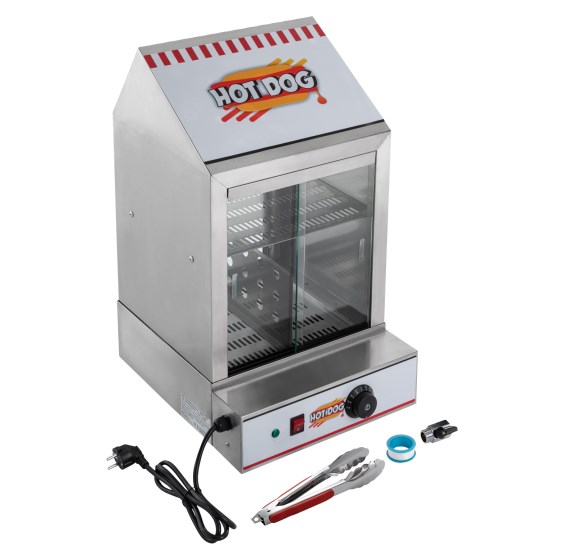 Elektrischer Hot Dog Wärmeschrank Kommerzieller elektrischer Hot Dog Wärmeschrank Hot Dog Dampfer