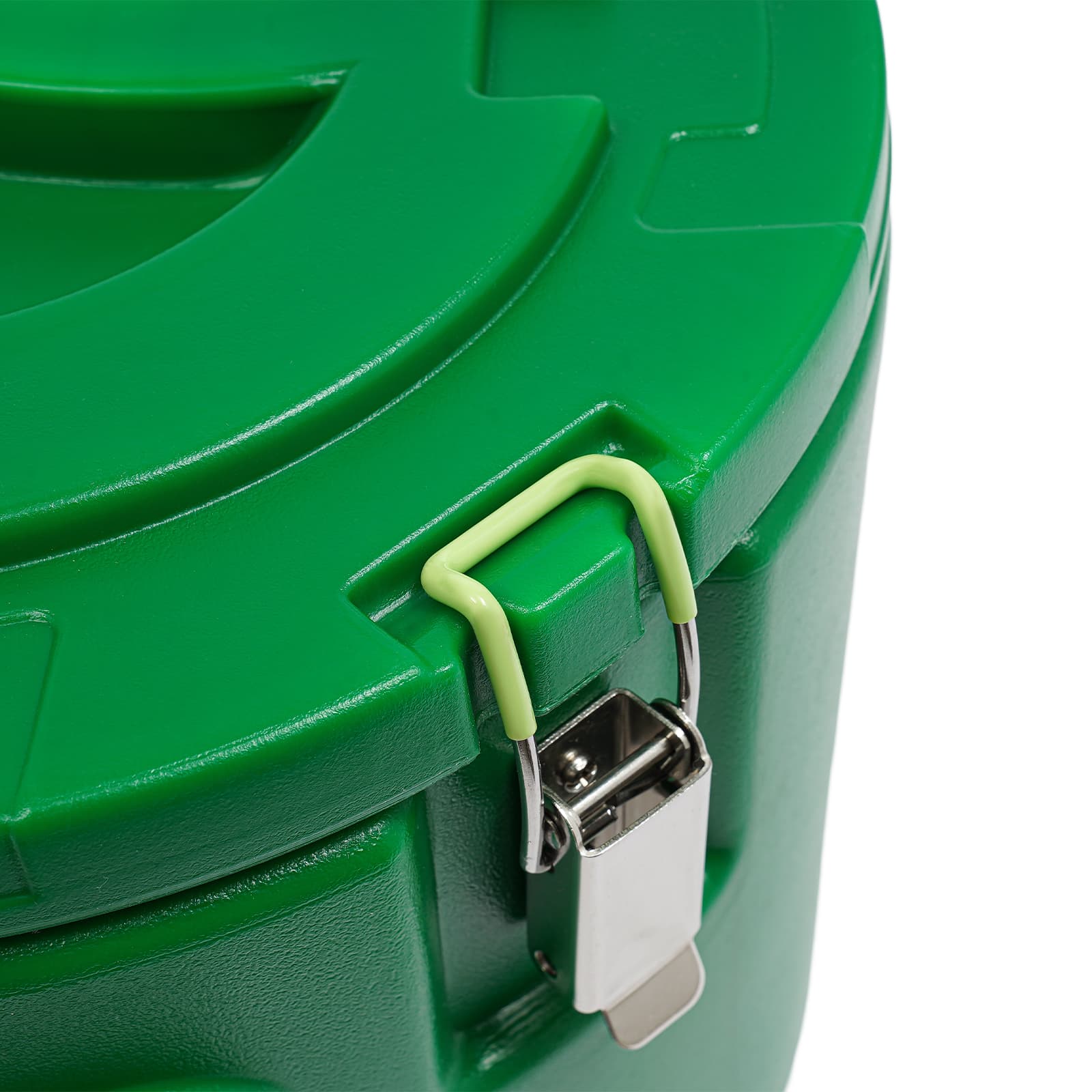 Grüner Isoliereimer für heiße und kalte Speisen, 15 l, großer Isoliereimer, Isolierbehälter für Lebensmittel, Isoliereimer für heiße und kalte Speisen