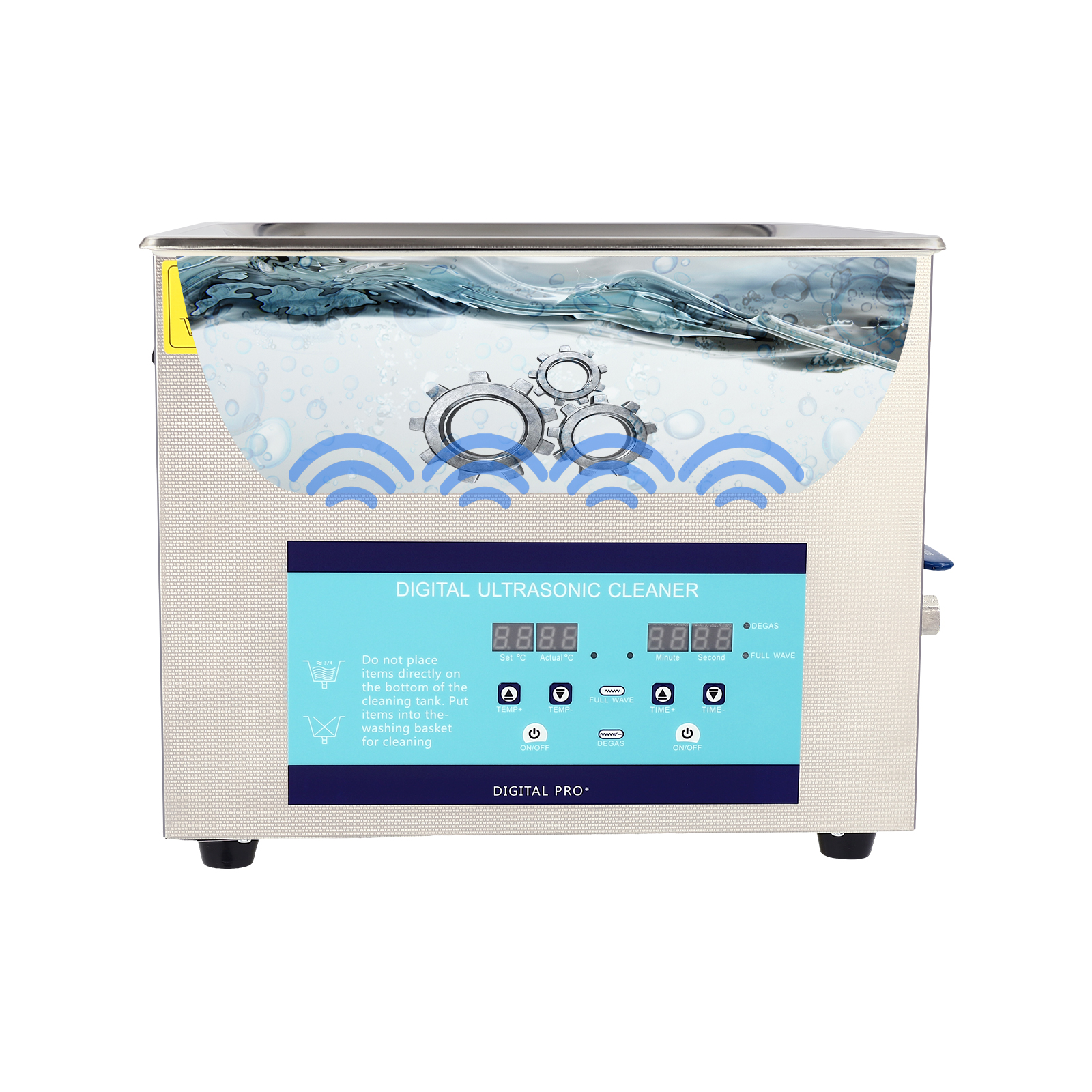 Professioneller Ultraschallreiniger mit Heizkorb, digitaler Timer Professioneller Ultraschallreiniger mit Heizkorb, digitaler Timer